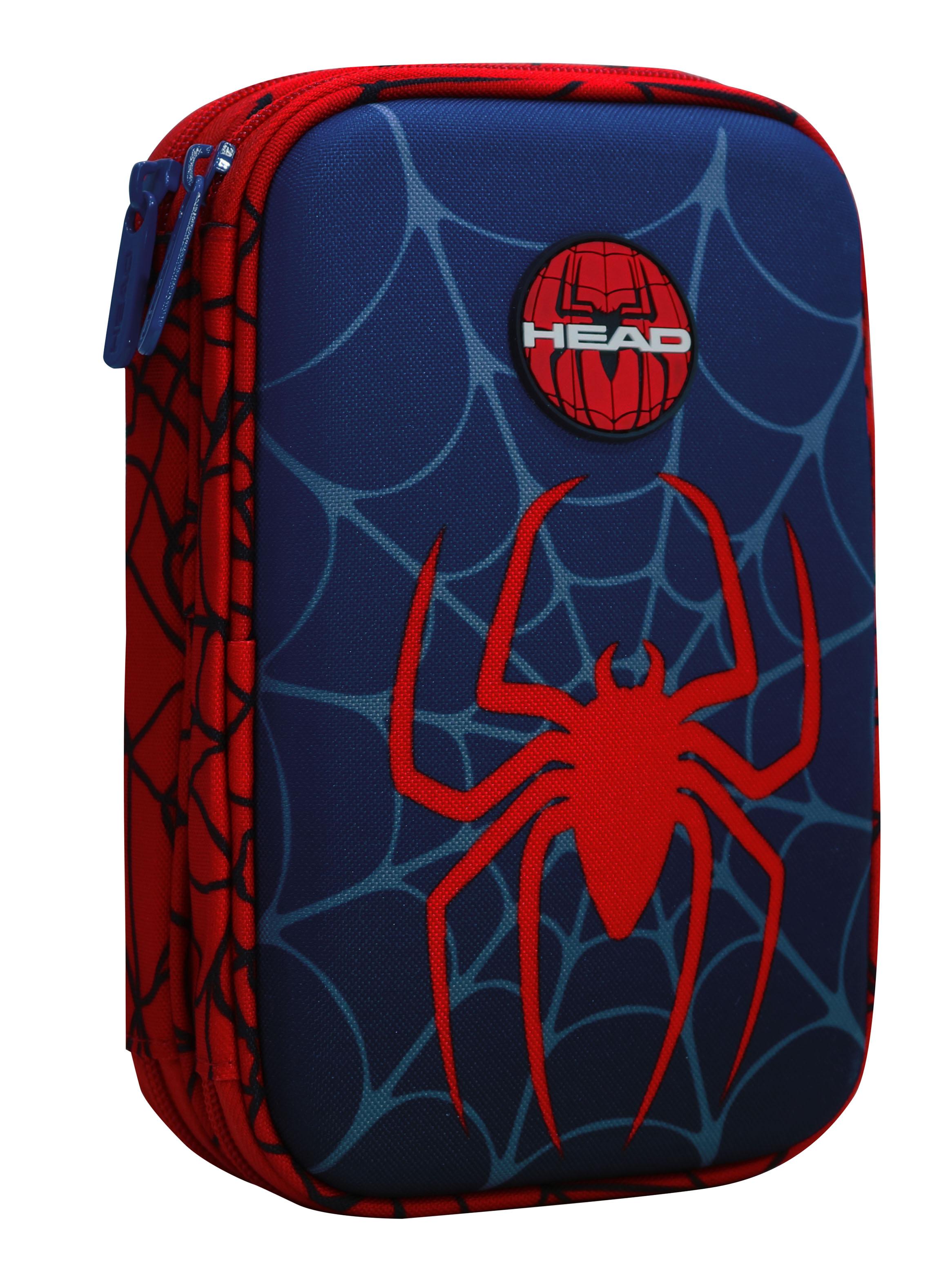 Estuche infantil Rígido Box Araña Rojo-2