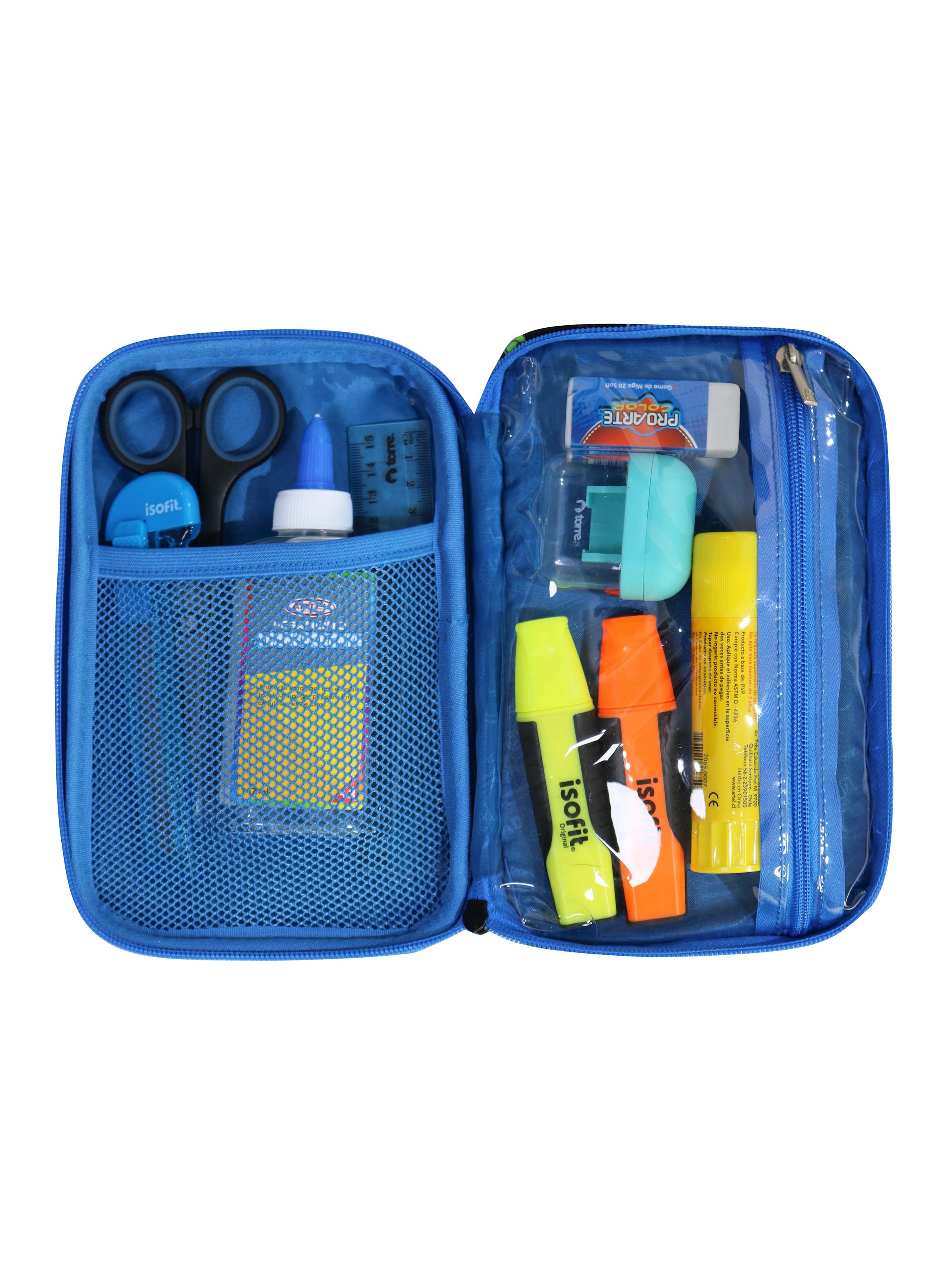 Estuche infantil Rígido Box Speed Car Negro-3