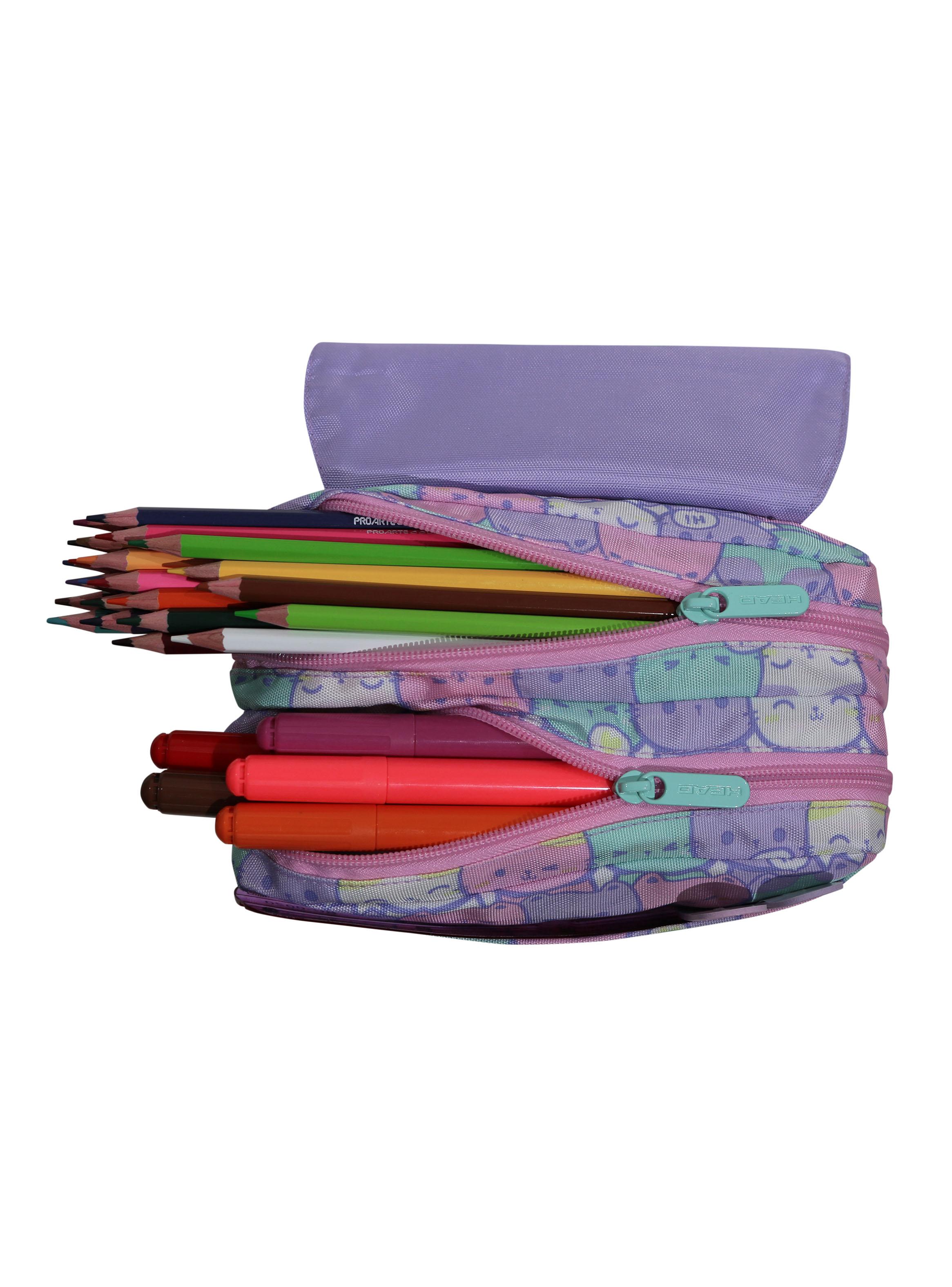Estuche Infantil Eraser New Gatos Pastel-3