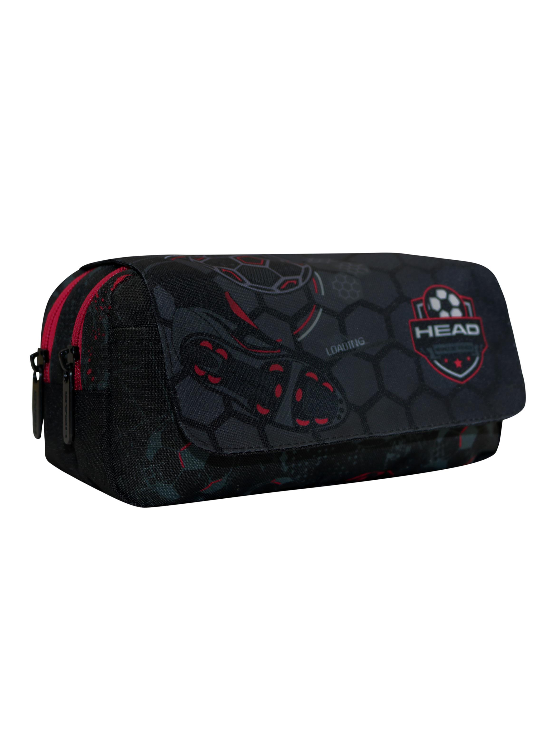 Estuche Infantil Eraser Soccer Negro-2