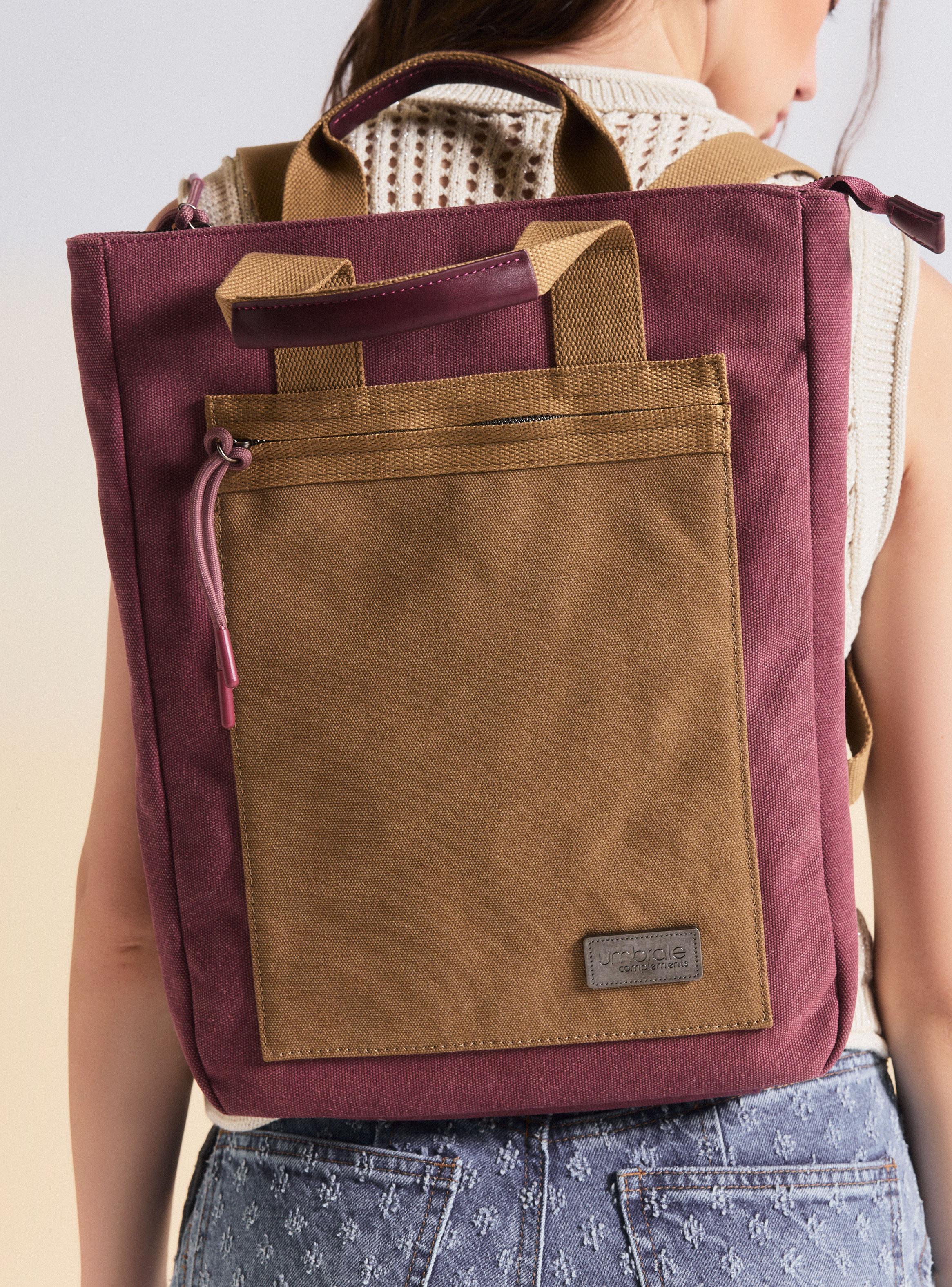 Mochila Notebook Canvas Bicolor-6