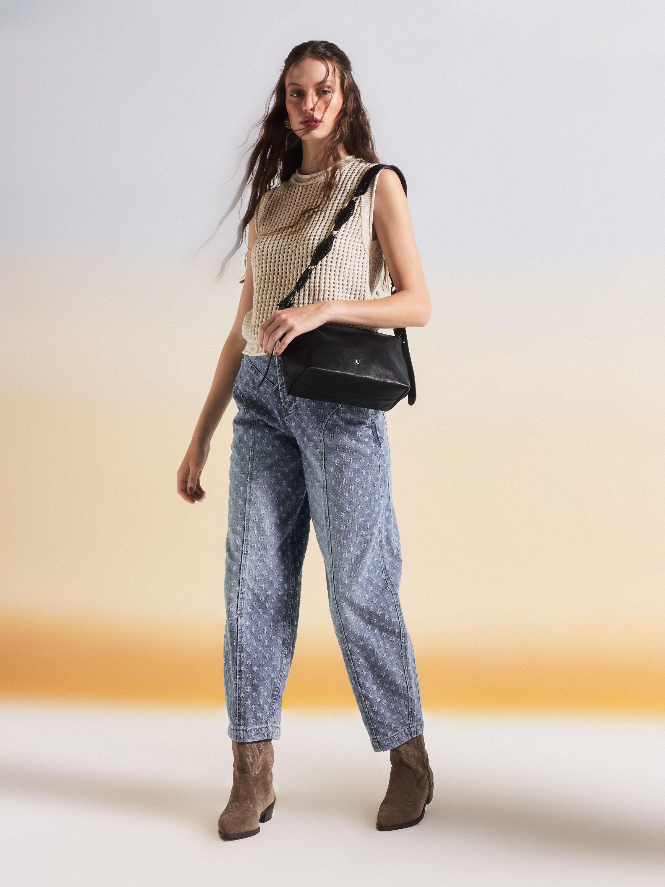 Sweater Look Malla Hilos Brillantes-4