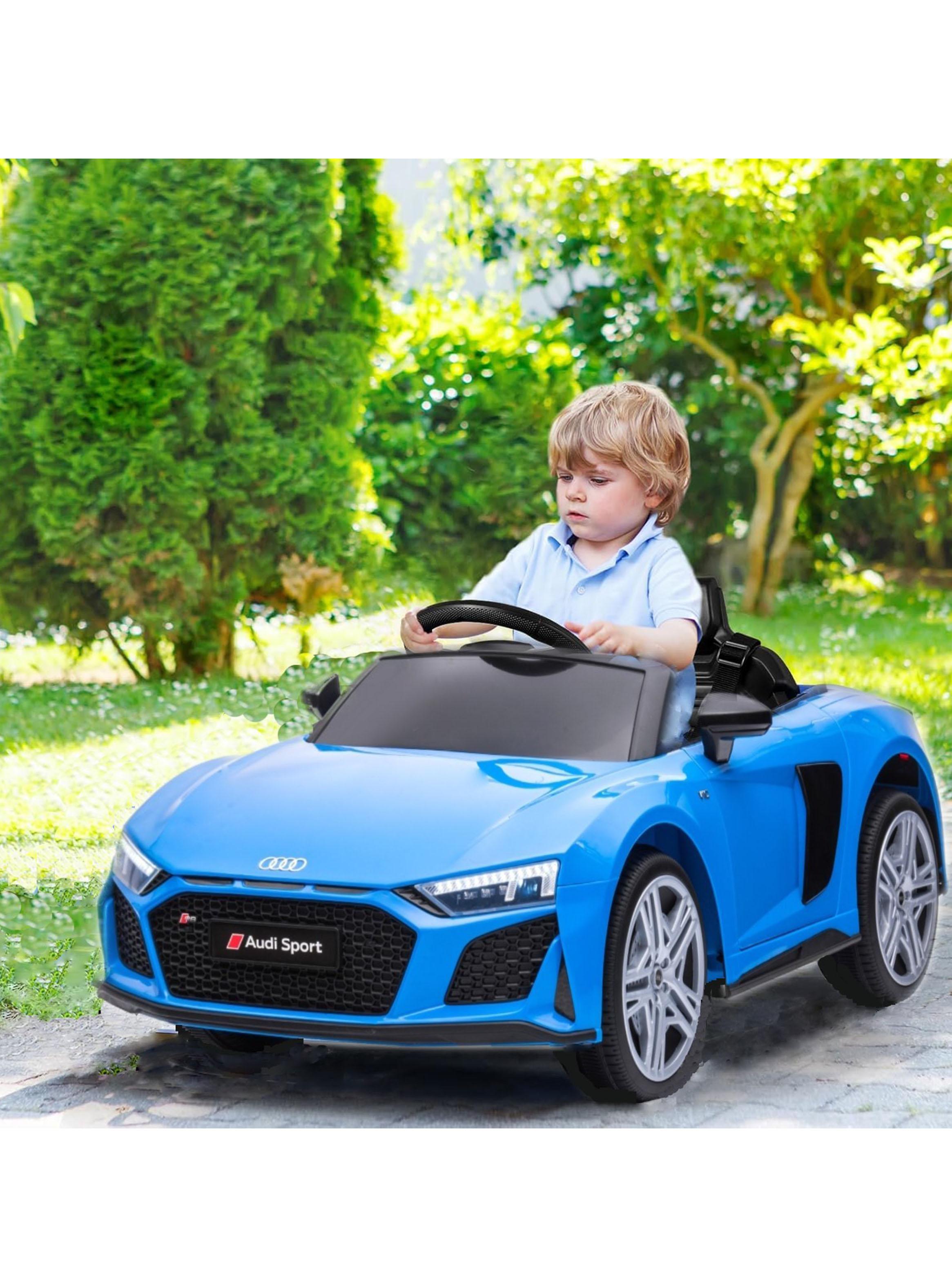 Auto R8 Spyder Batería 12V Licencia Audi Azul-4