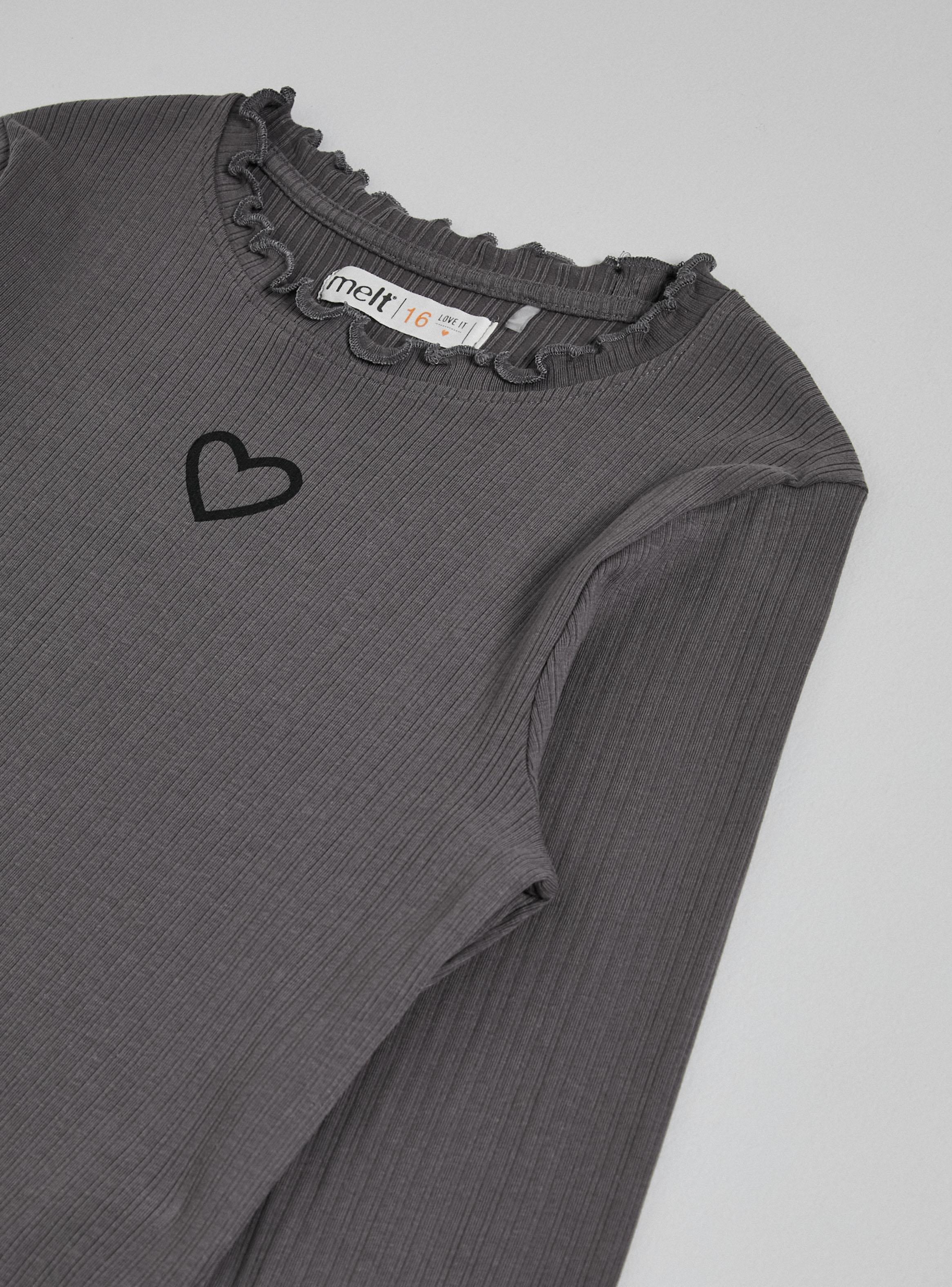 Polera Rib con Rule en la Basta y Puños-3