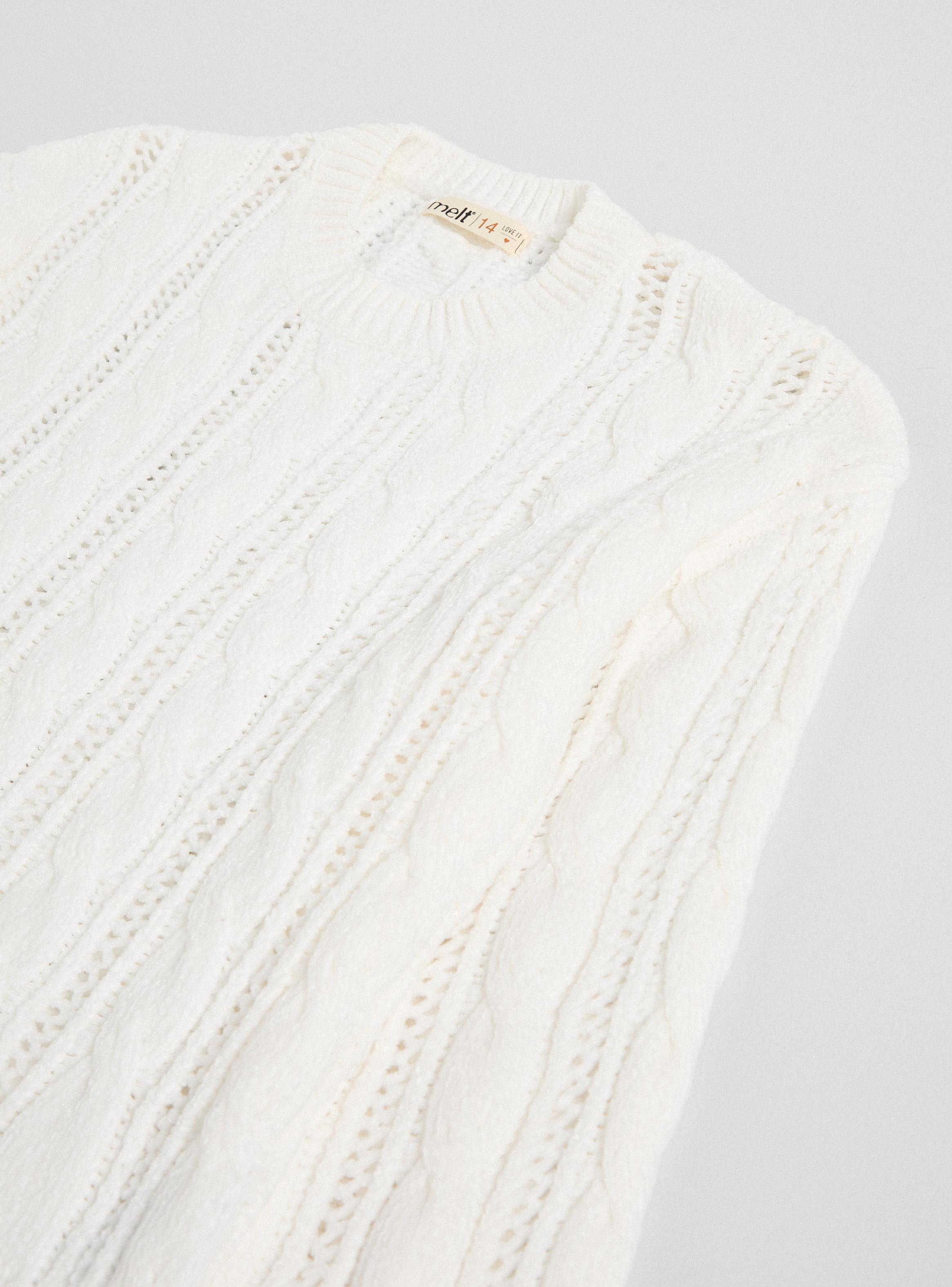 Sweater Chenille Trenzas Niña-3