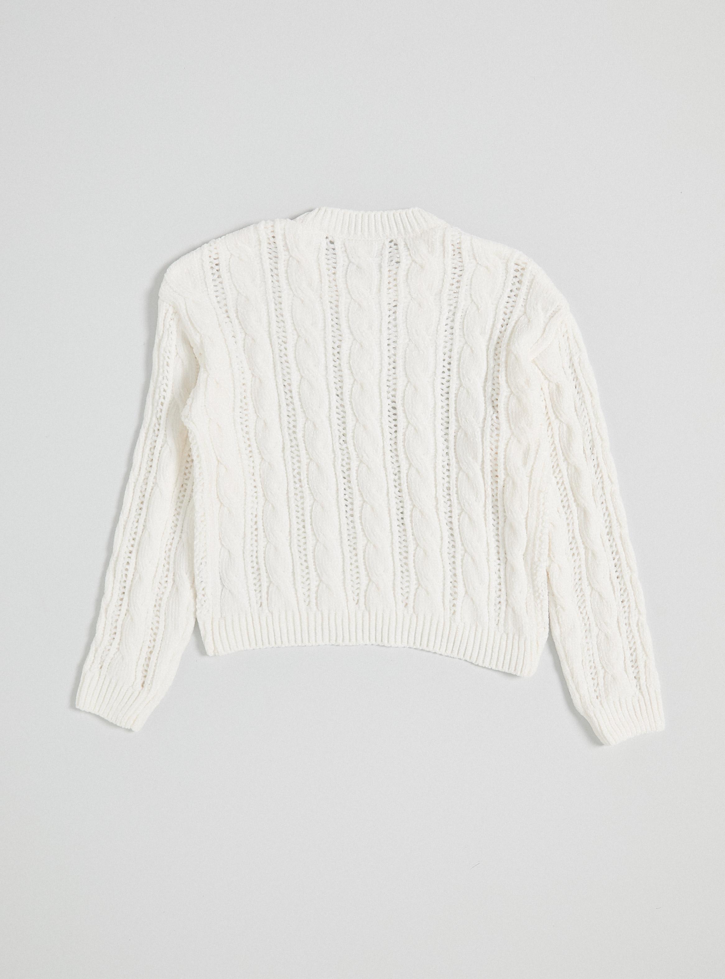 Sweater Chenille Trenzas Niña-2