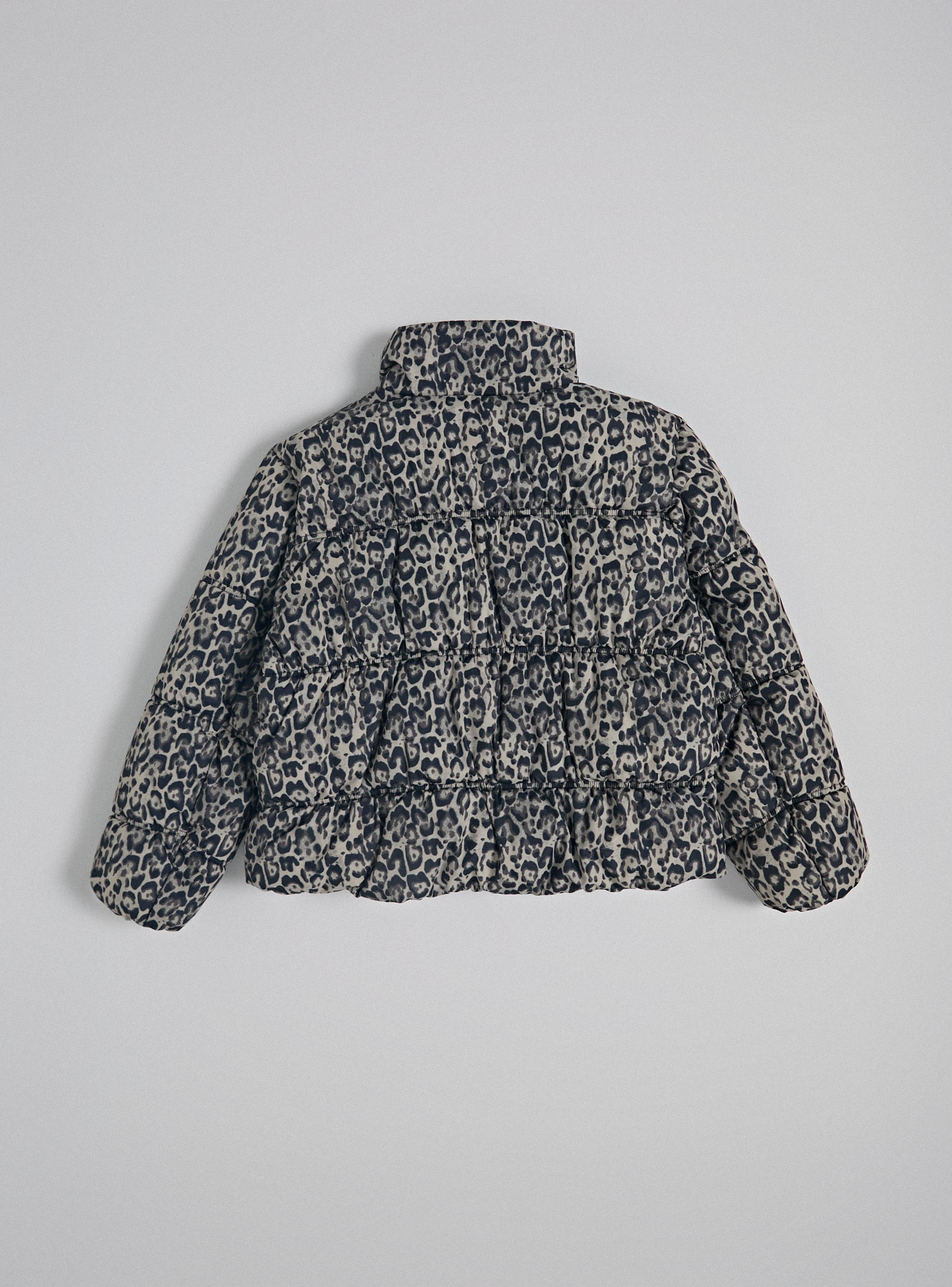 Parka Puffa Print Leopardo-2