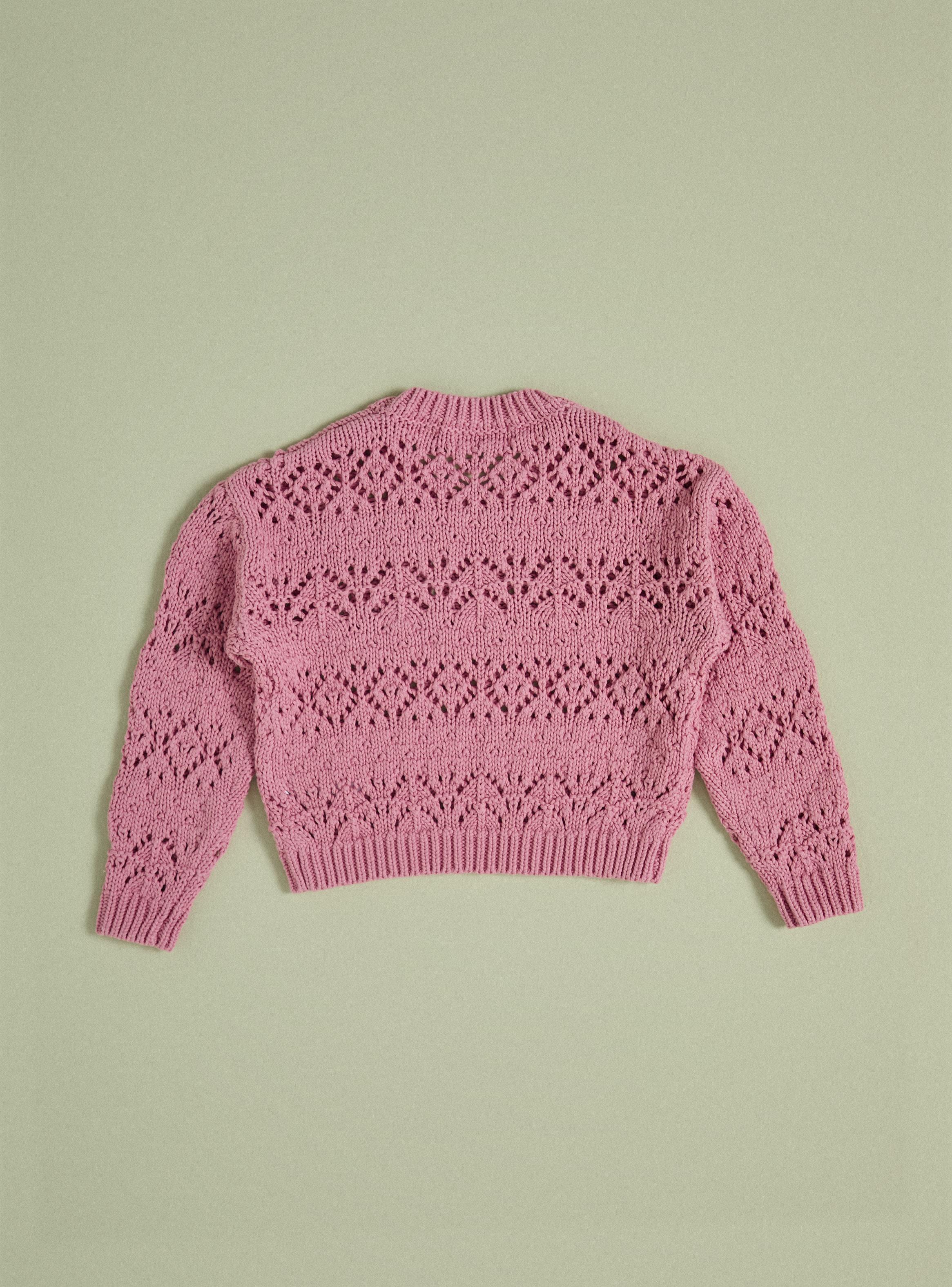 Chaleco Cerrado Calado Niña-2