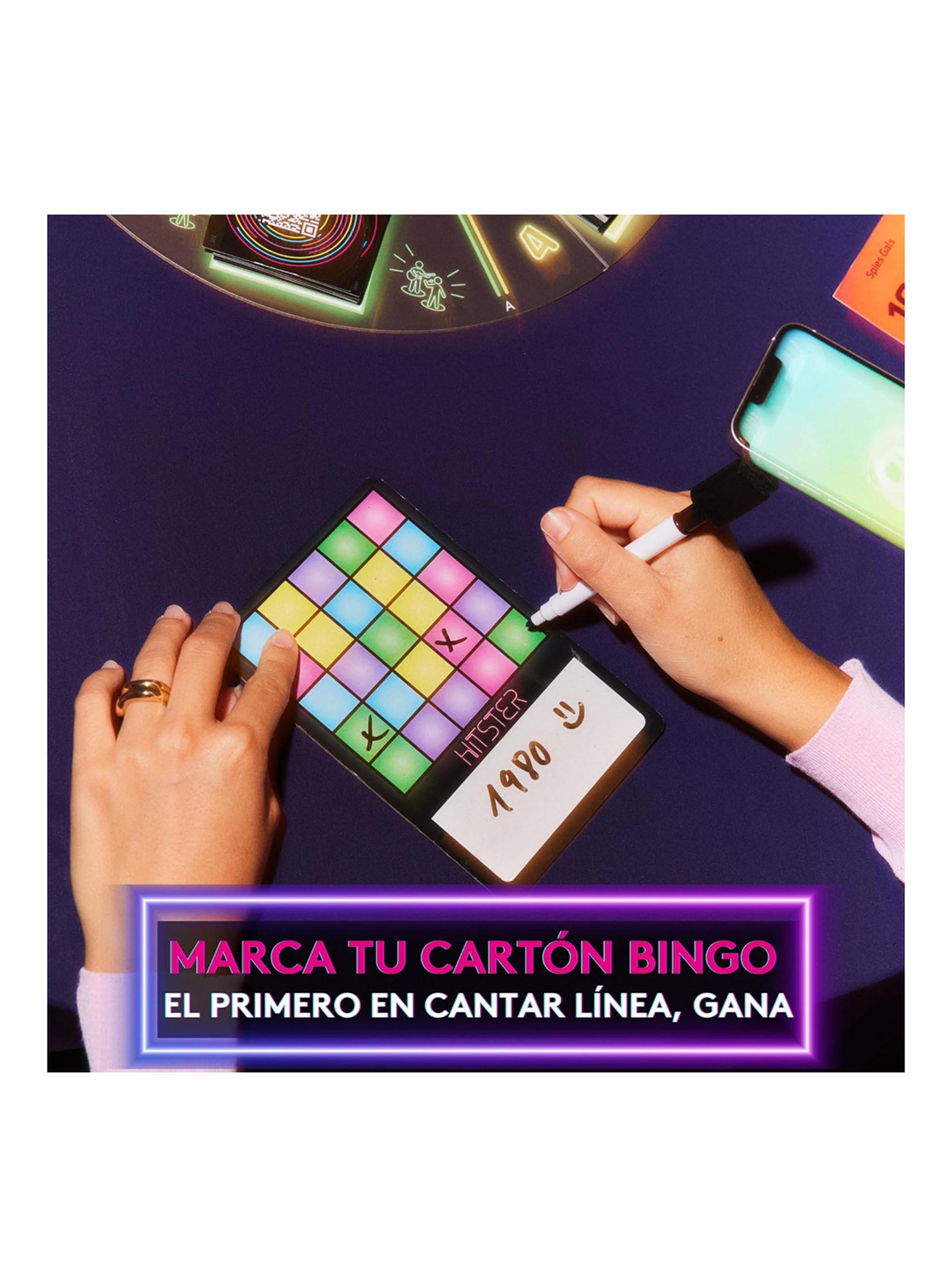 Juego de Mesa para Adultos Hitster Music Bingo-2