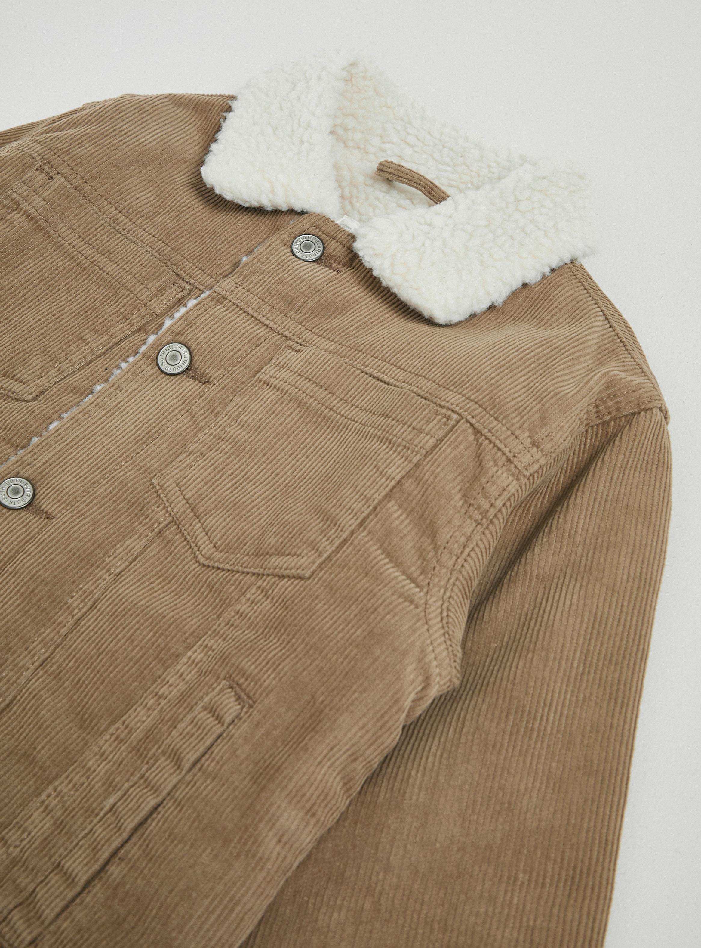 Chaqueta Básico Cotelé Forrada Chiporro Algodón-3