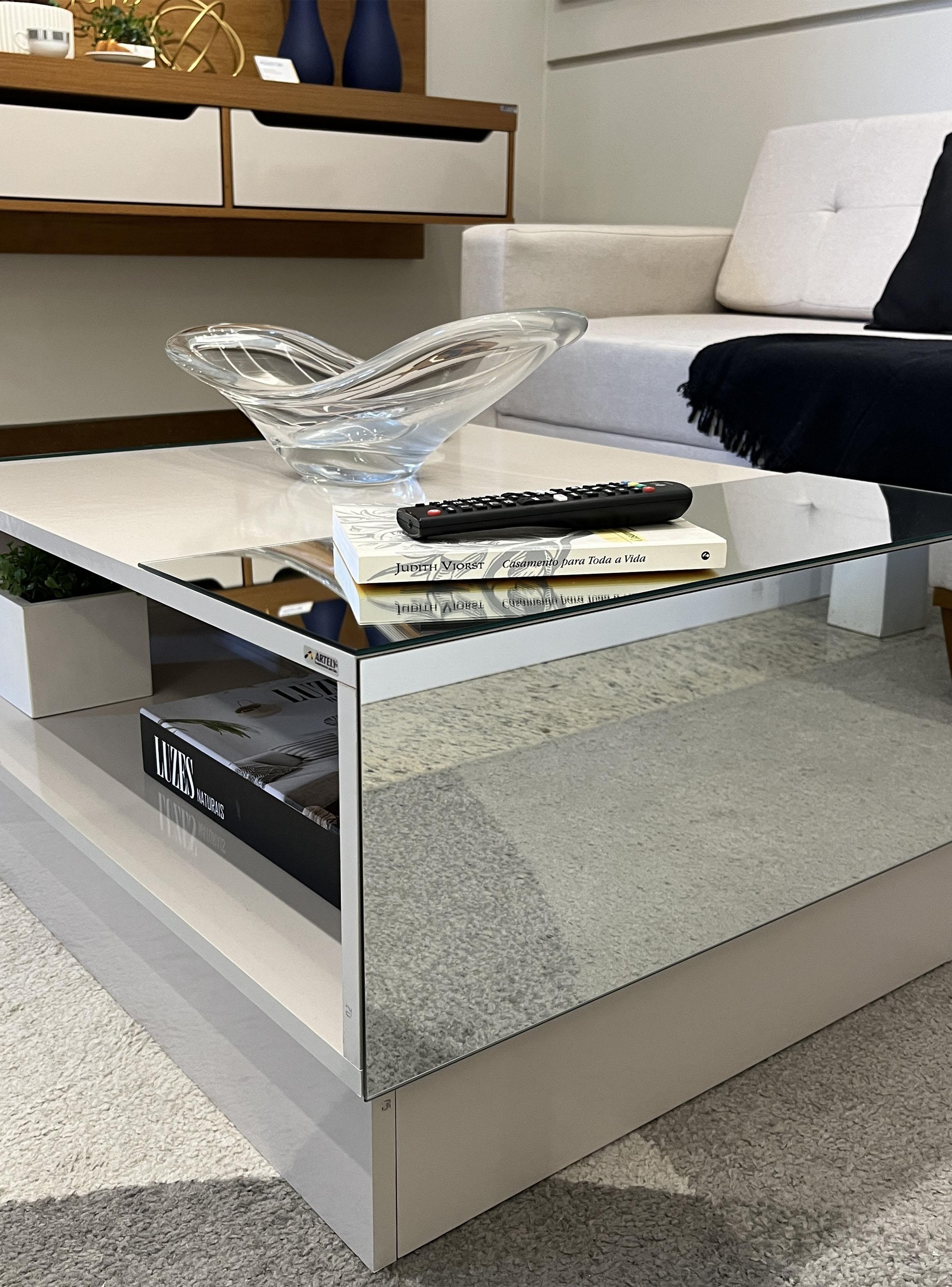 Mesa De Centro Detroit Marfil 35.5x90.5x59 cm-3