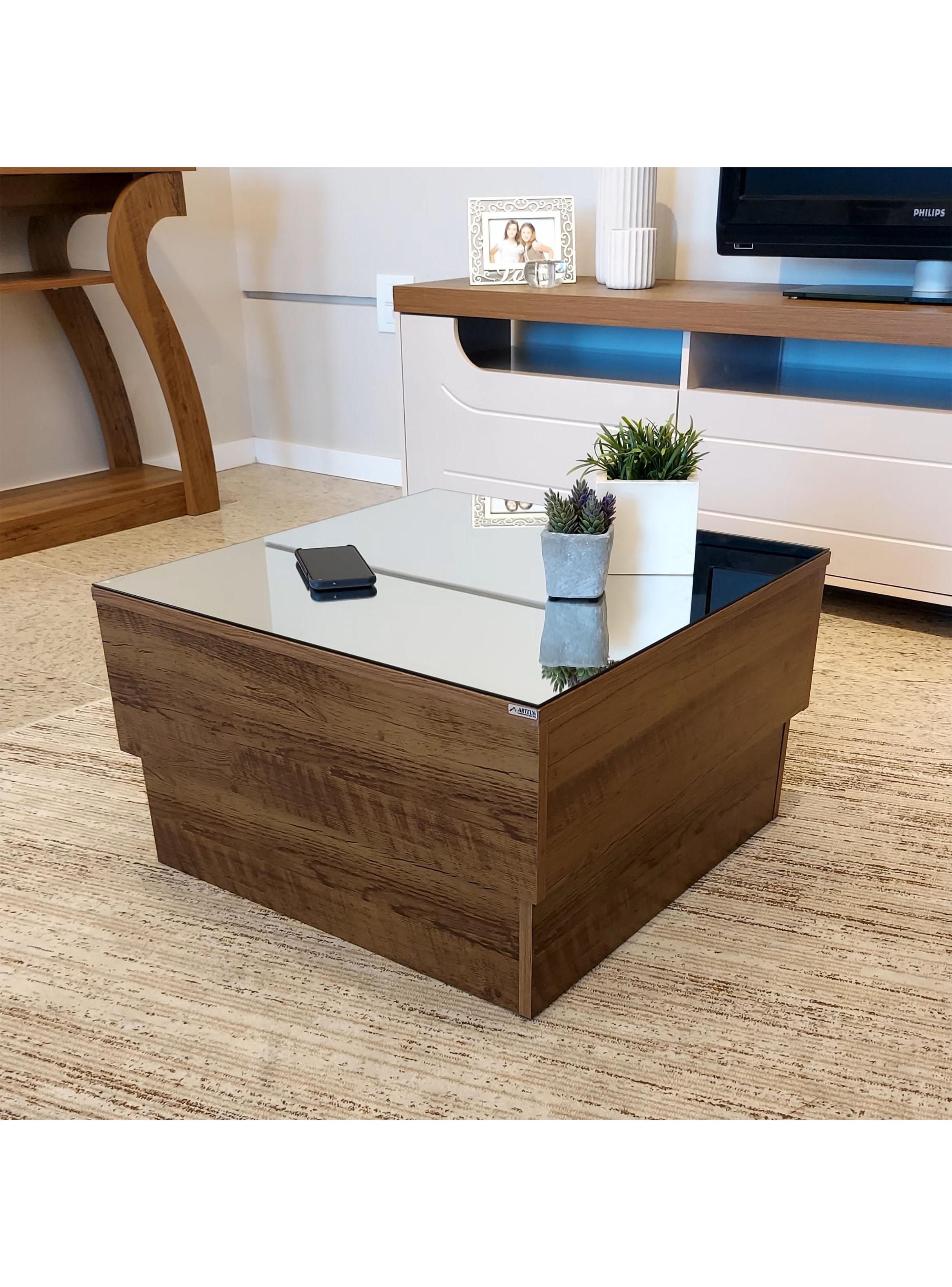 Mesa De Centro Parati Pino  35.x60x60 cm-3