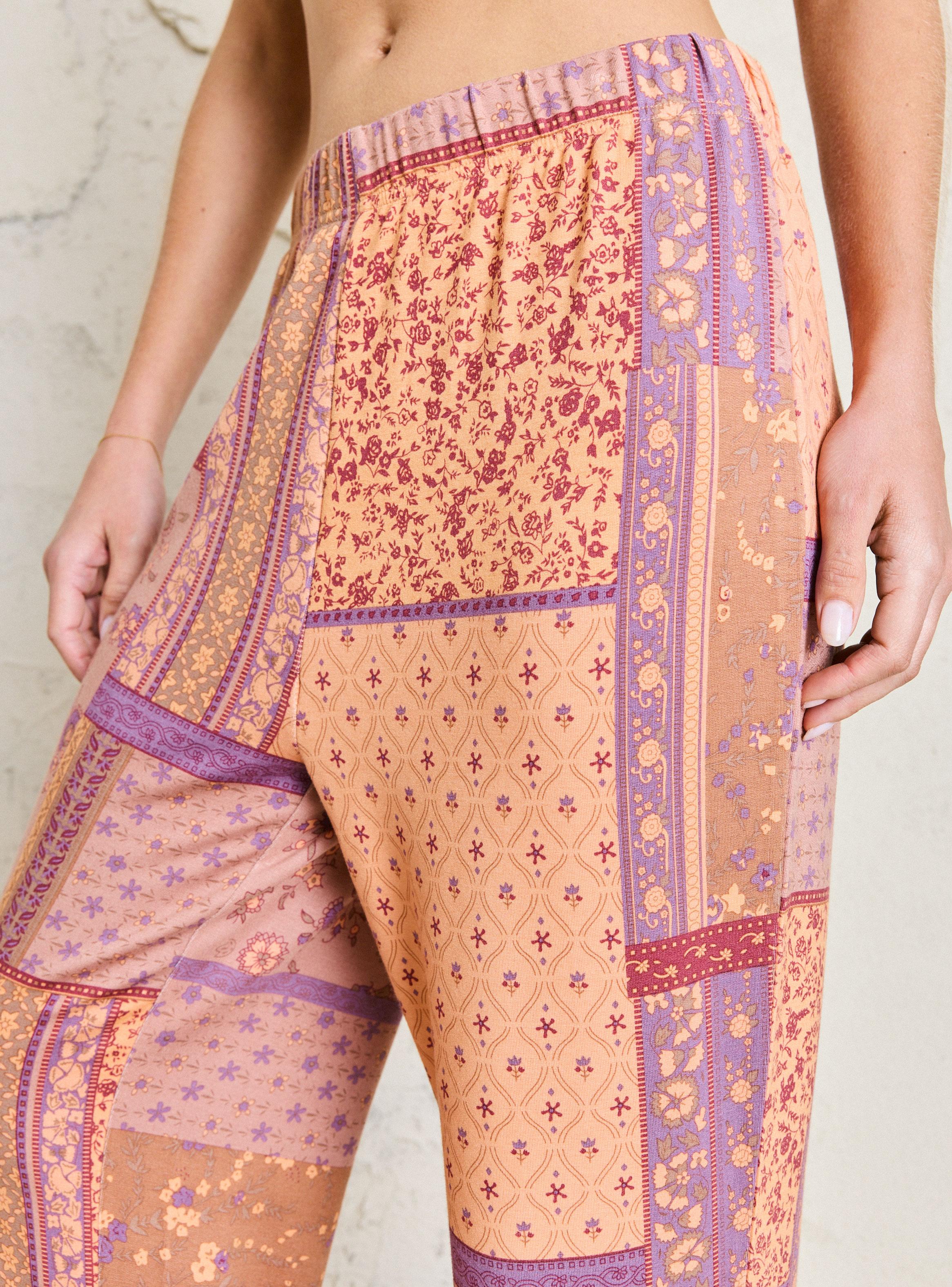 Pantalón Pijama Ármalo Pantalón Pata Ancha Full Estampado-2