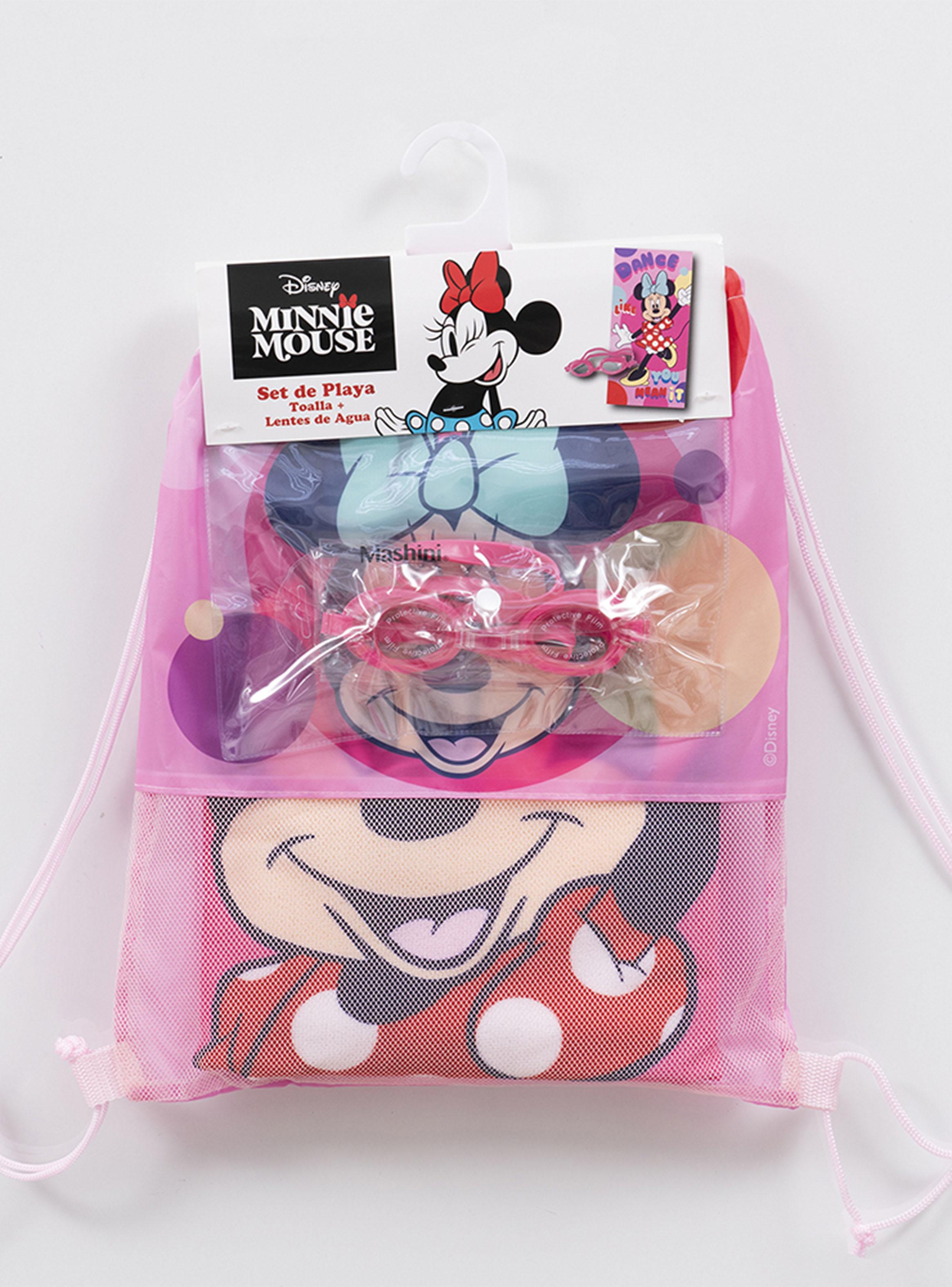 Set de Toalla 70x140 cm + Lentes de Agua Minnie-3