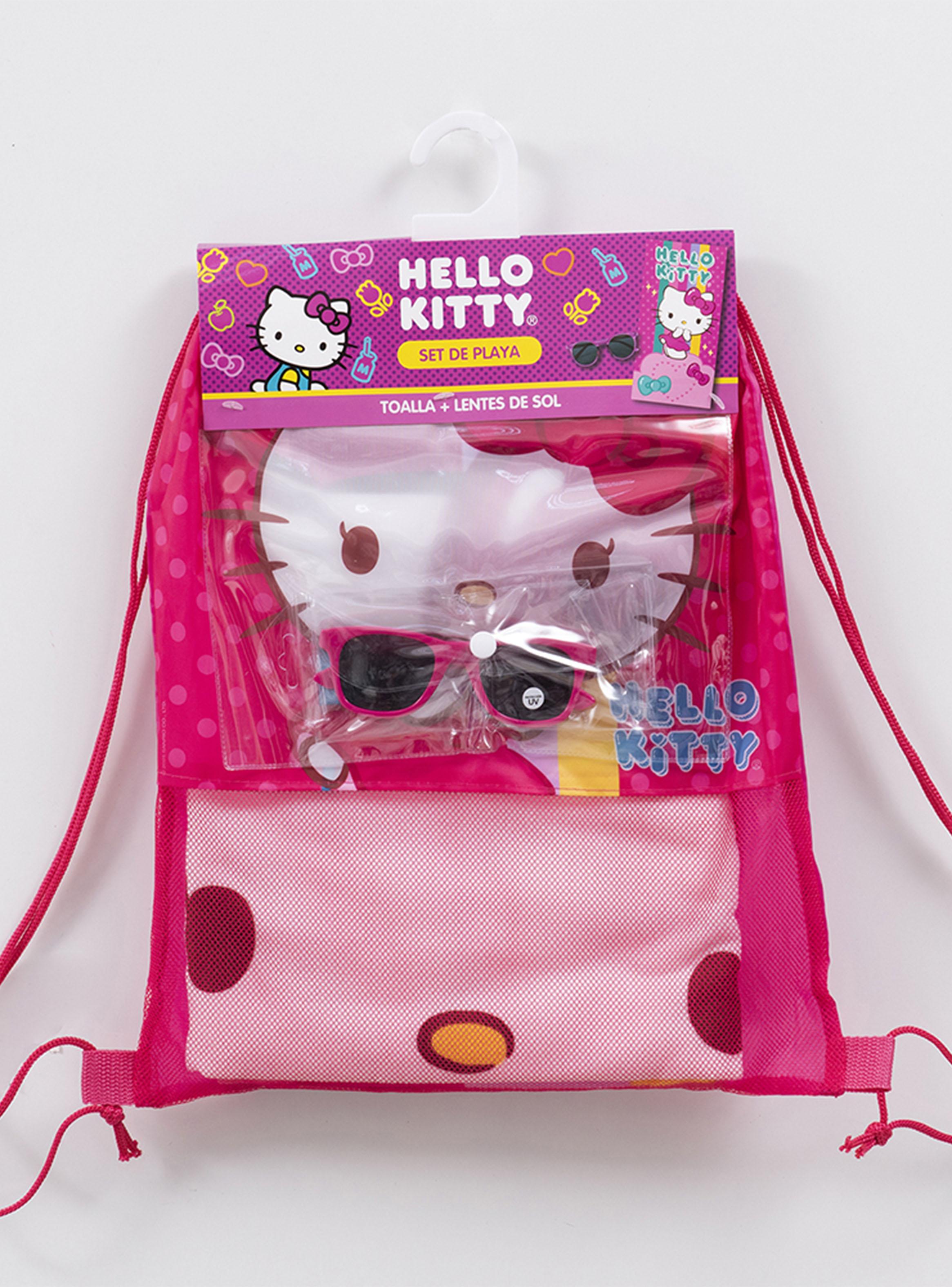 Set de Toalla 70x140 cm + Lentes de Agua Hello Kitty 2-3