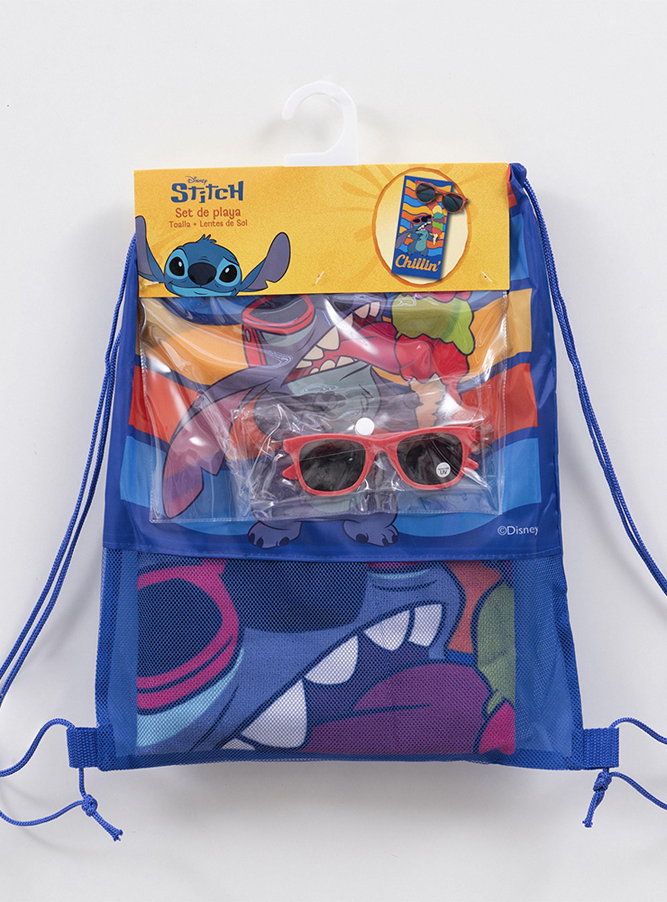 Set de Toalla 70x140 cm + Lentes de Agua Stitch 2-3