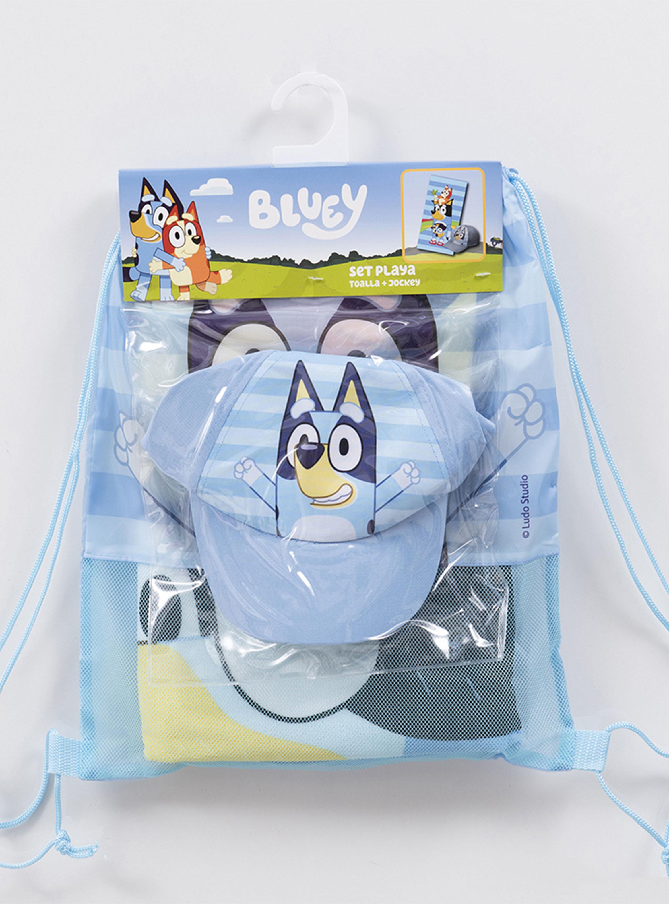 Toalla 70x140 cm + Jockey Bluey-3