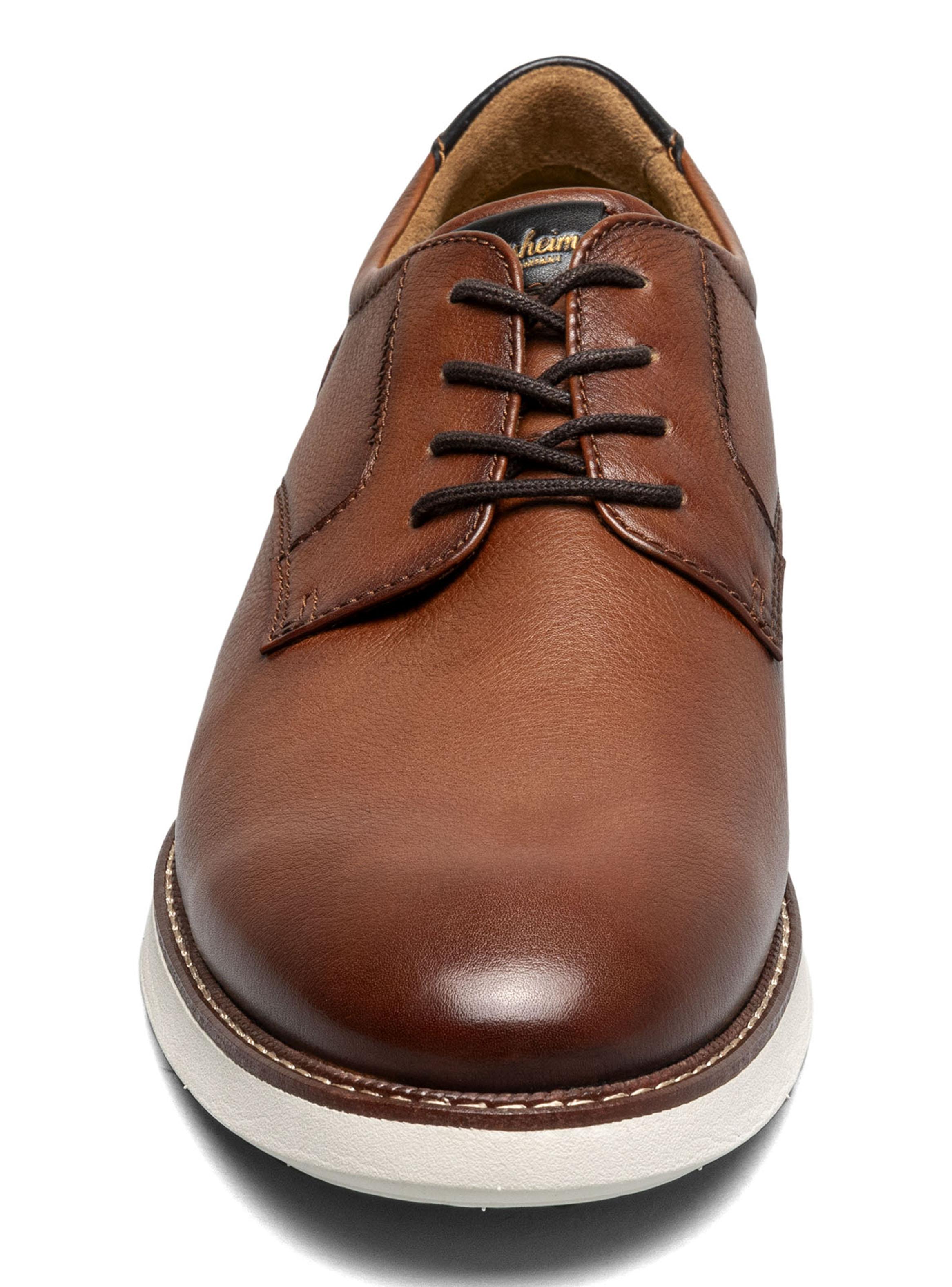 Zapato Casual Cuero Cognac Launch Plain Toe Oxford Hombre-3