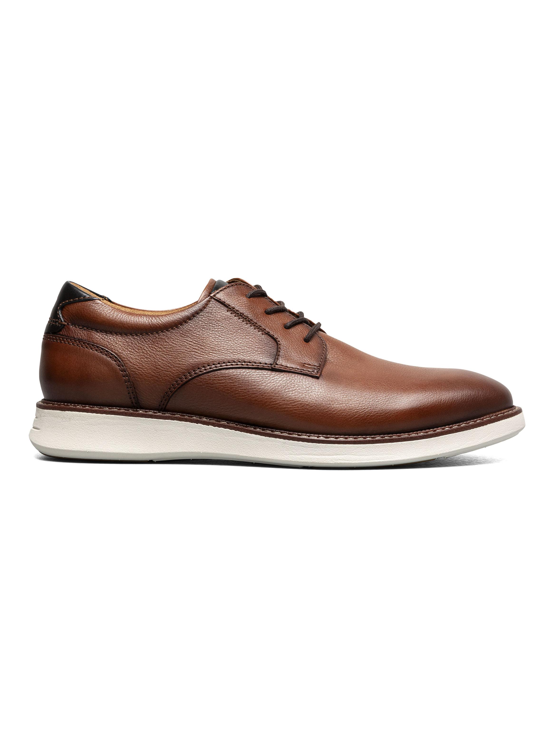 Zapato Casual Cuero Cognac Launch Plain Toe Oxford Hombre-0