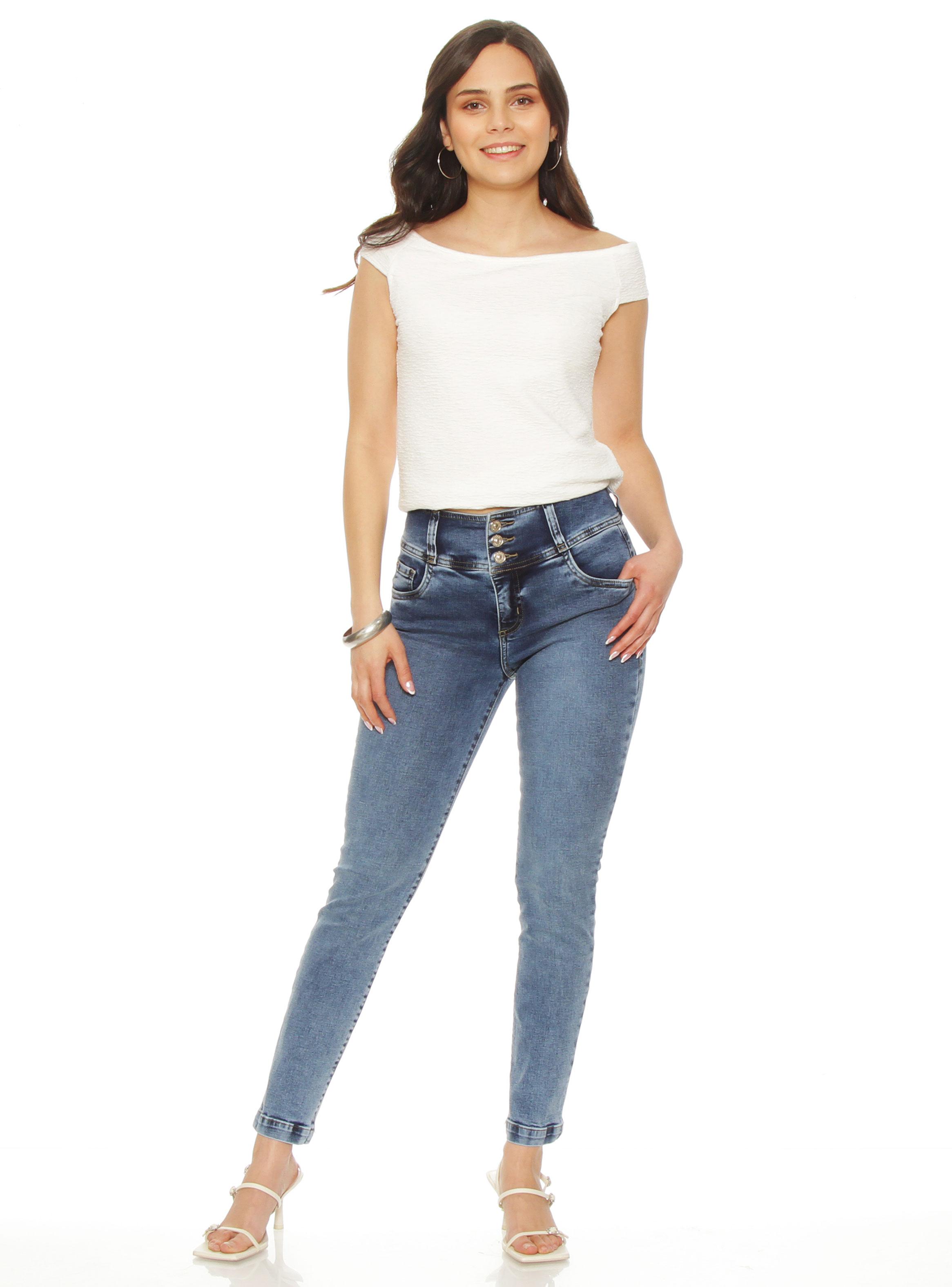 Jeans Pitillo 3 Botones J363C-3