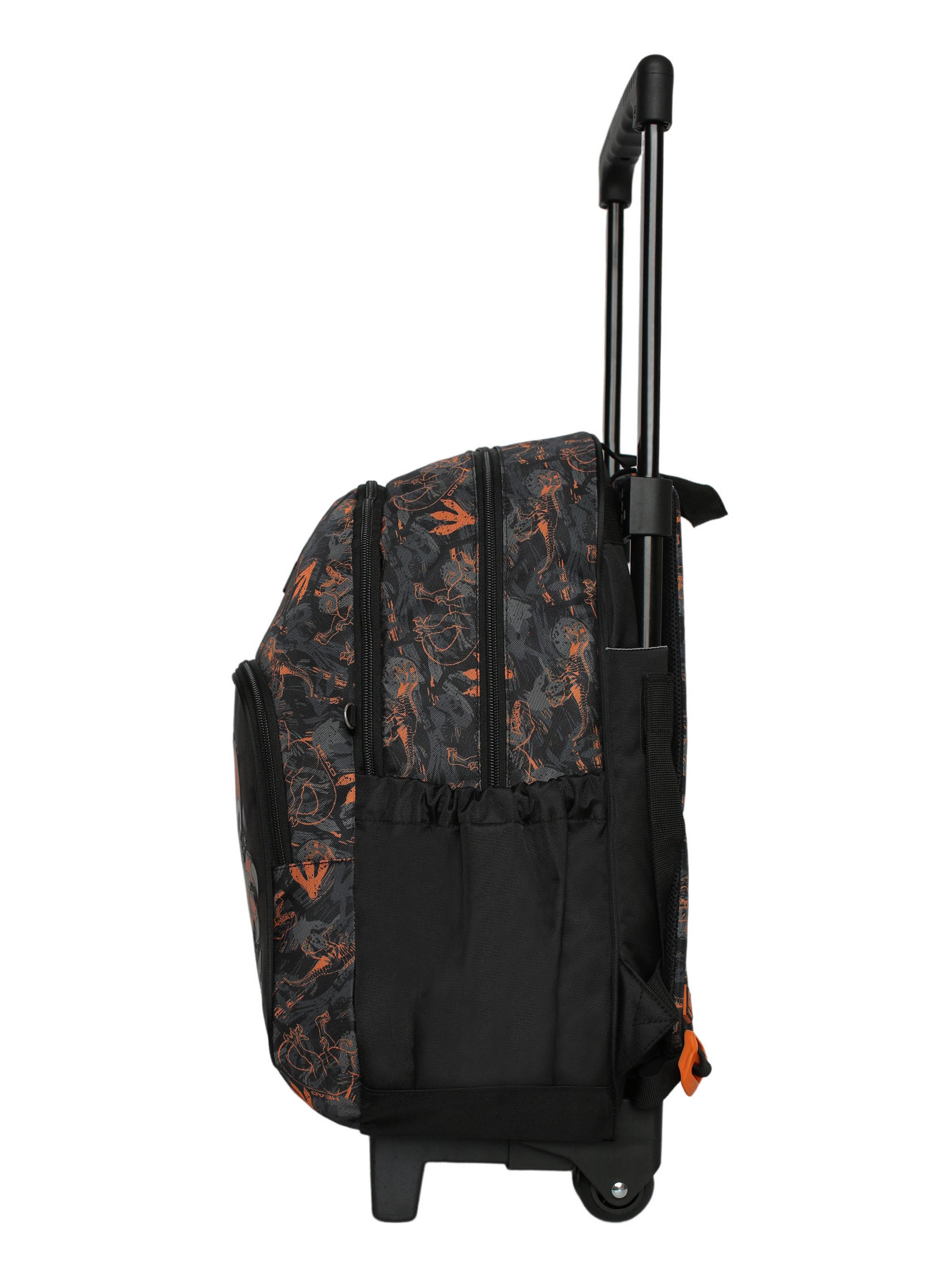 Mochila con Ruedas Infantil Chips Dino Naranjo-4