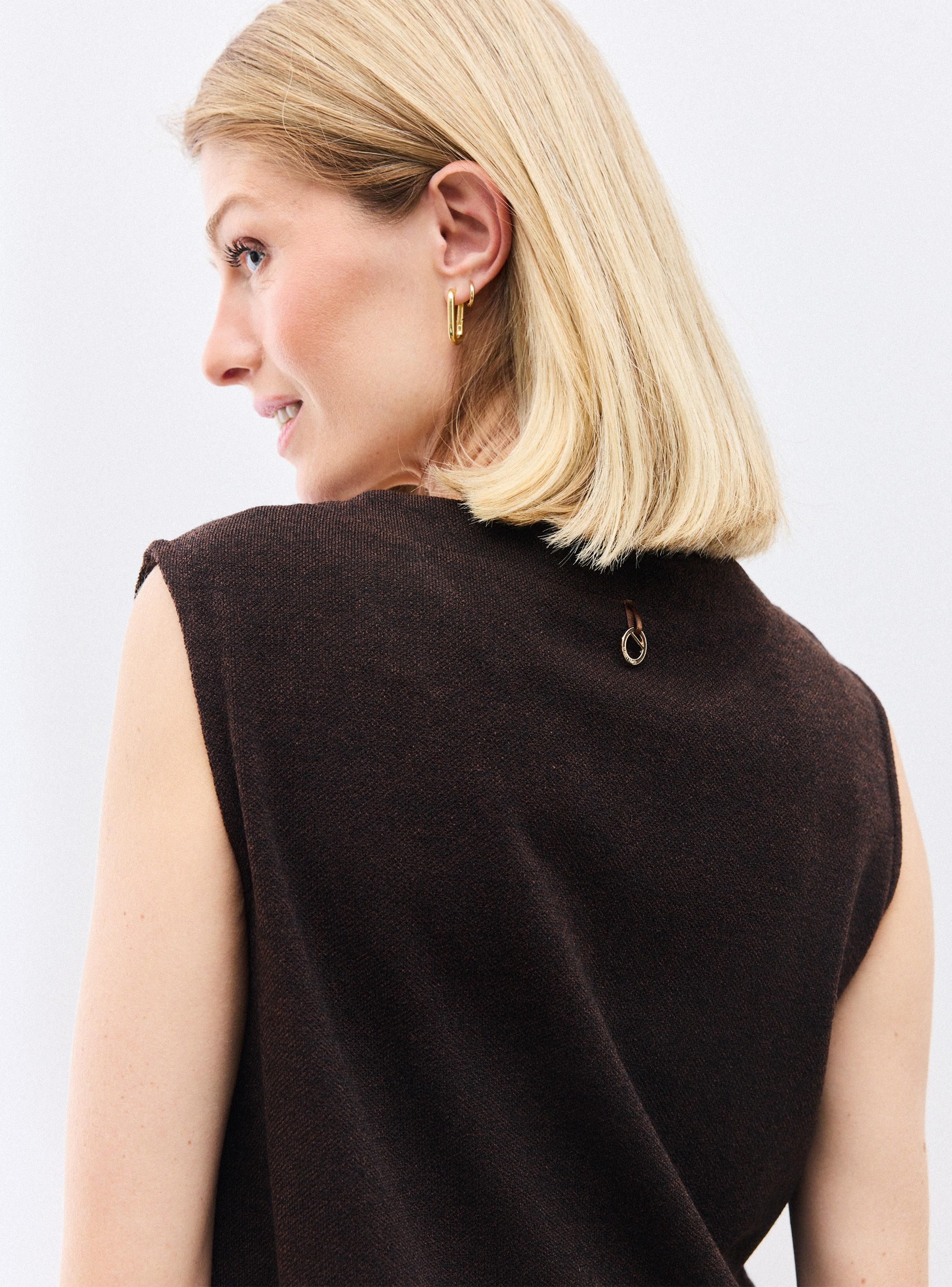 Chaleco Tipo Vest de Tela Elasticada-3