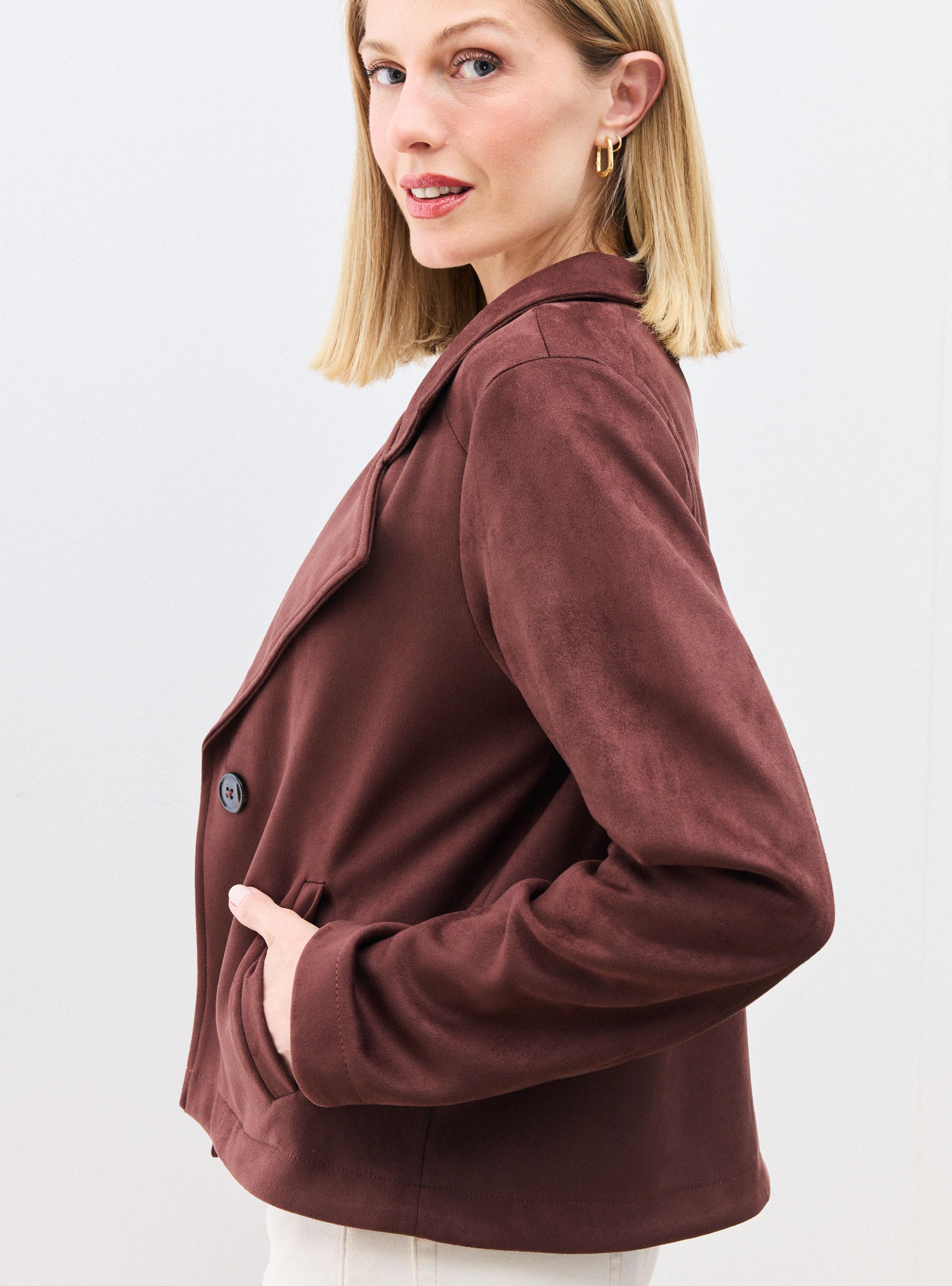 Chaqueta Trucker de Gamuza Sintética-3