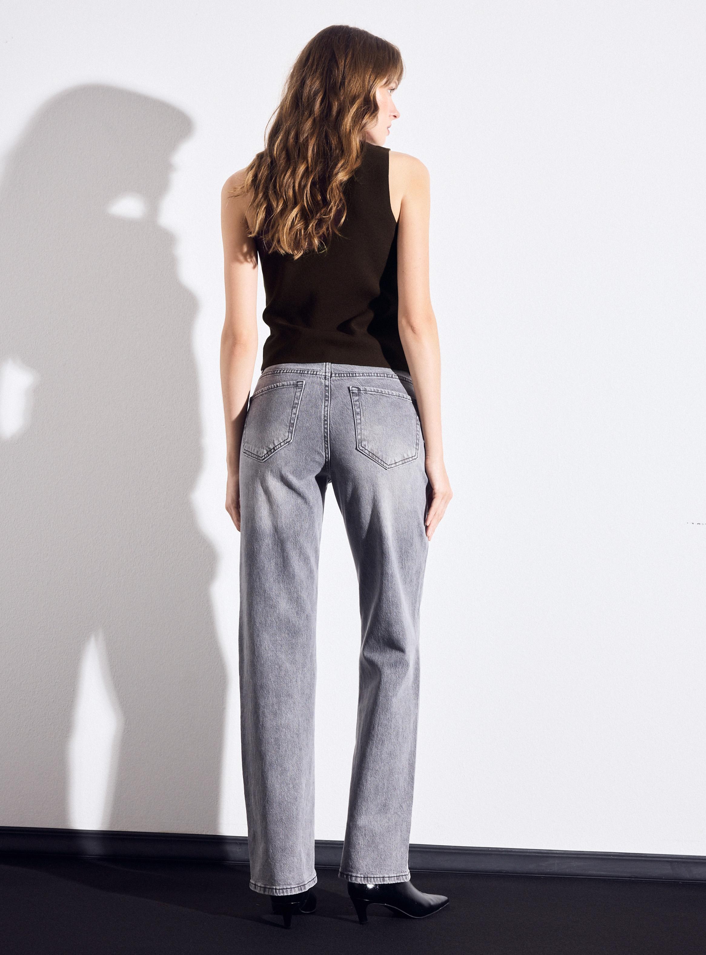 Jeans Straight Lavados Vintage-5