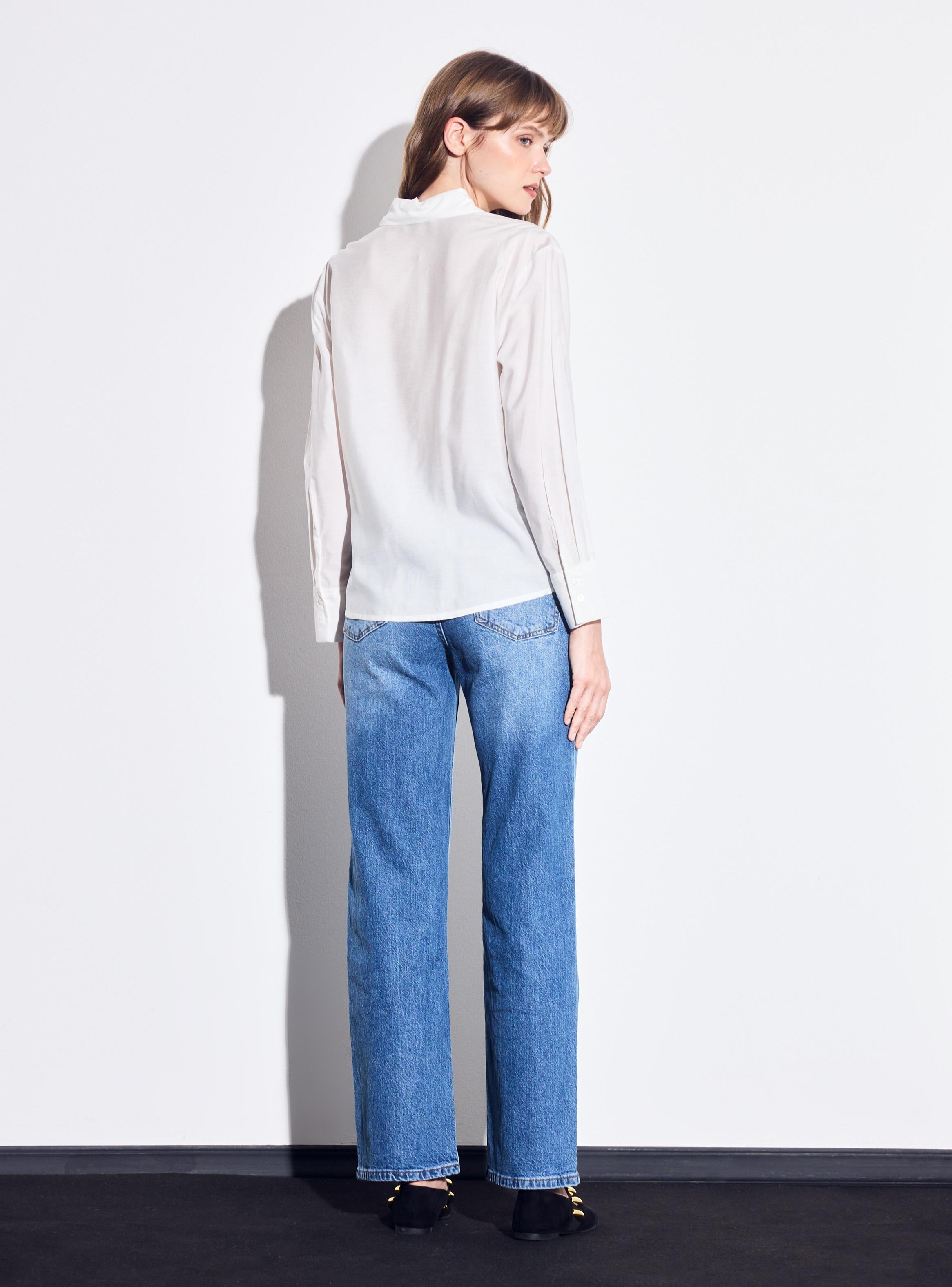 Blusa Camisera Fluida-5