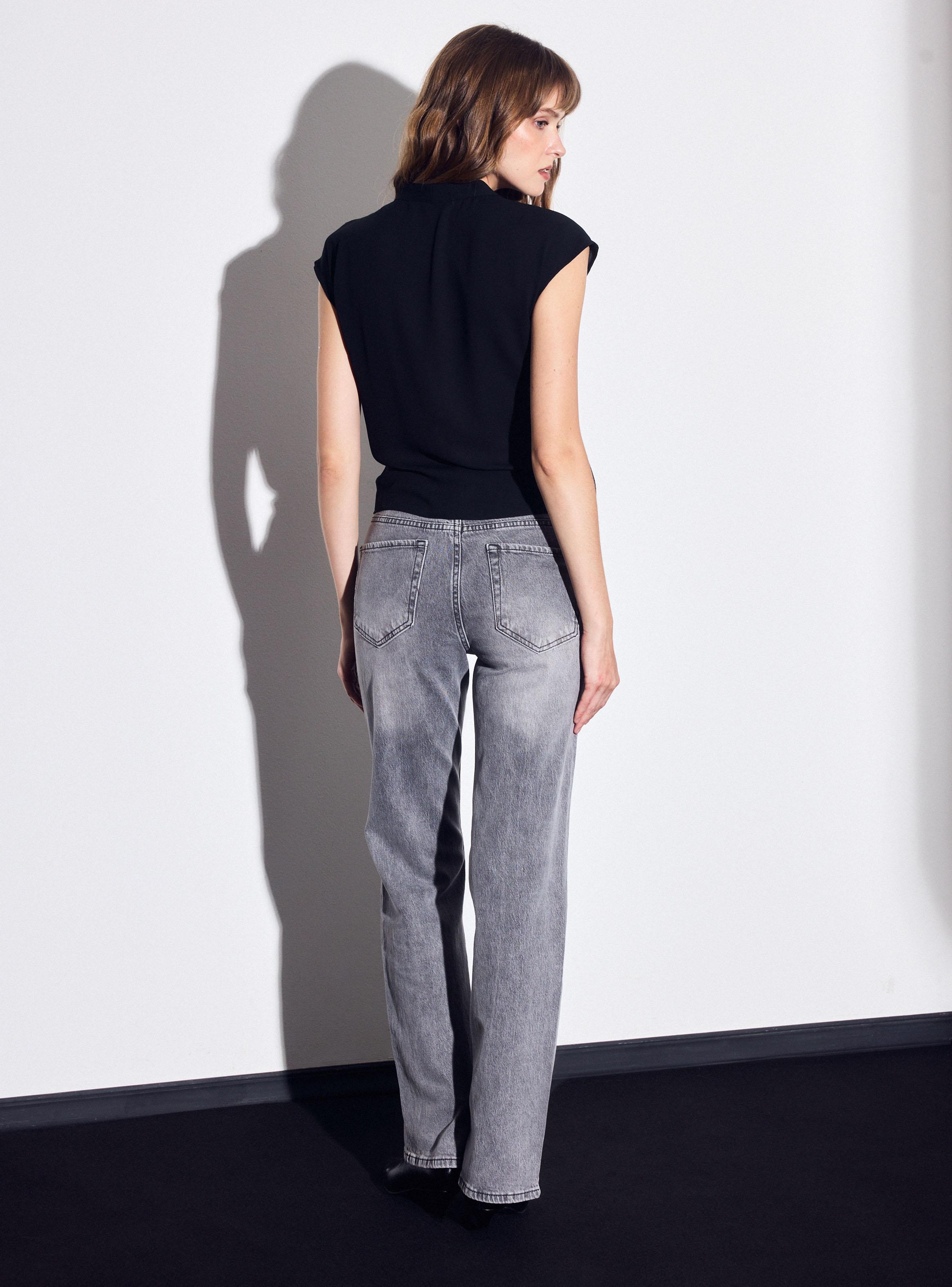 Blusa Cuello Cruzado Drapeado-5