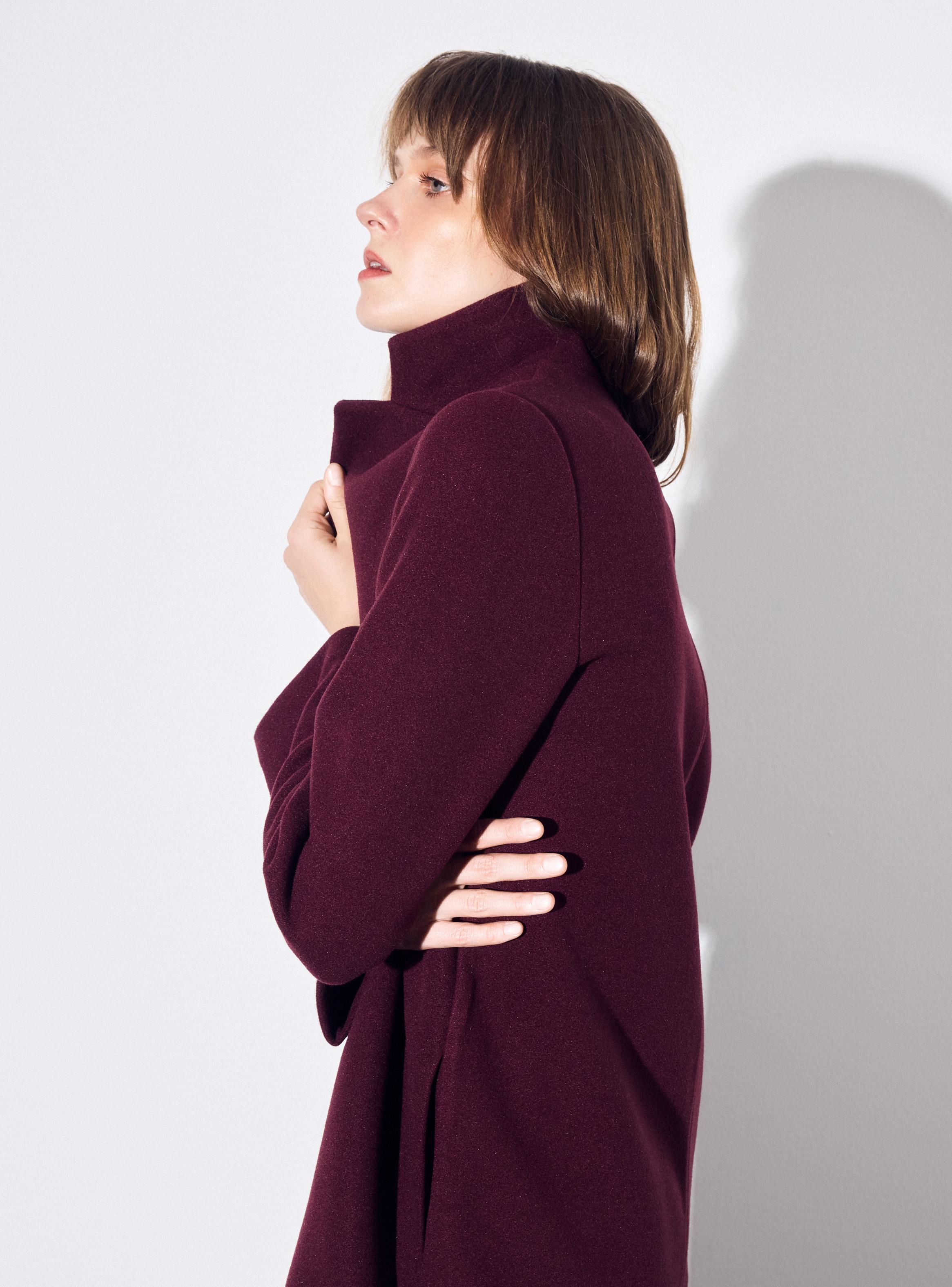 Abrigo Básico Botón Frontal-3