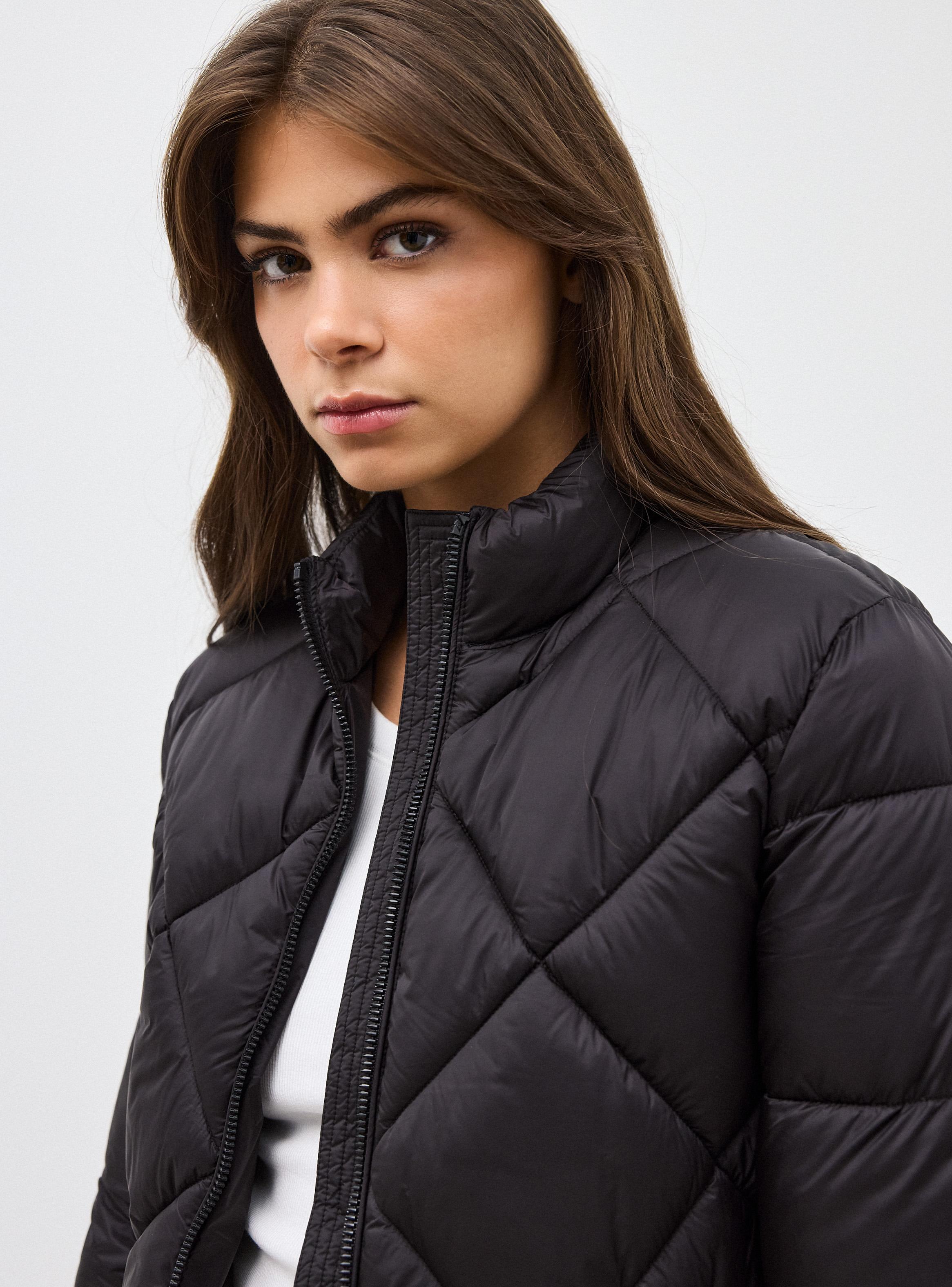 Parka Rombos Cuello Alto-2