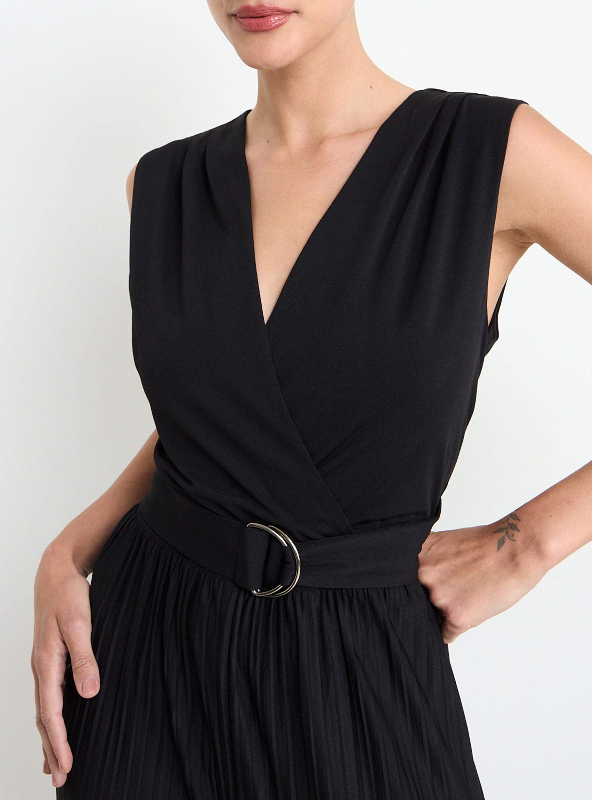 Enterito sin Mangas y Cintura Lazo Ajustable con Argolla-4