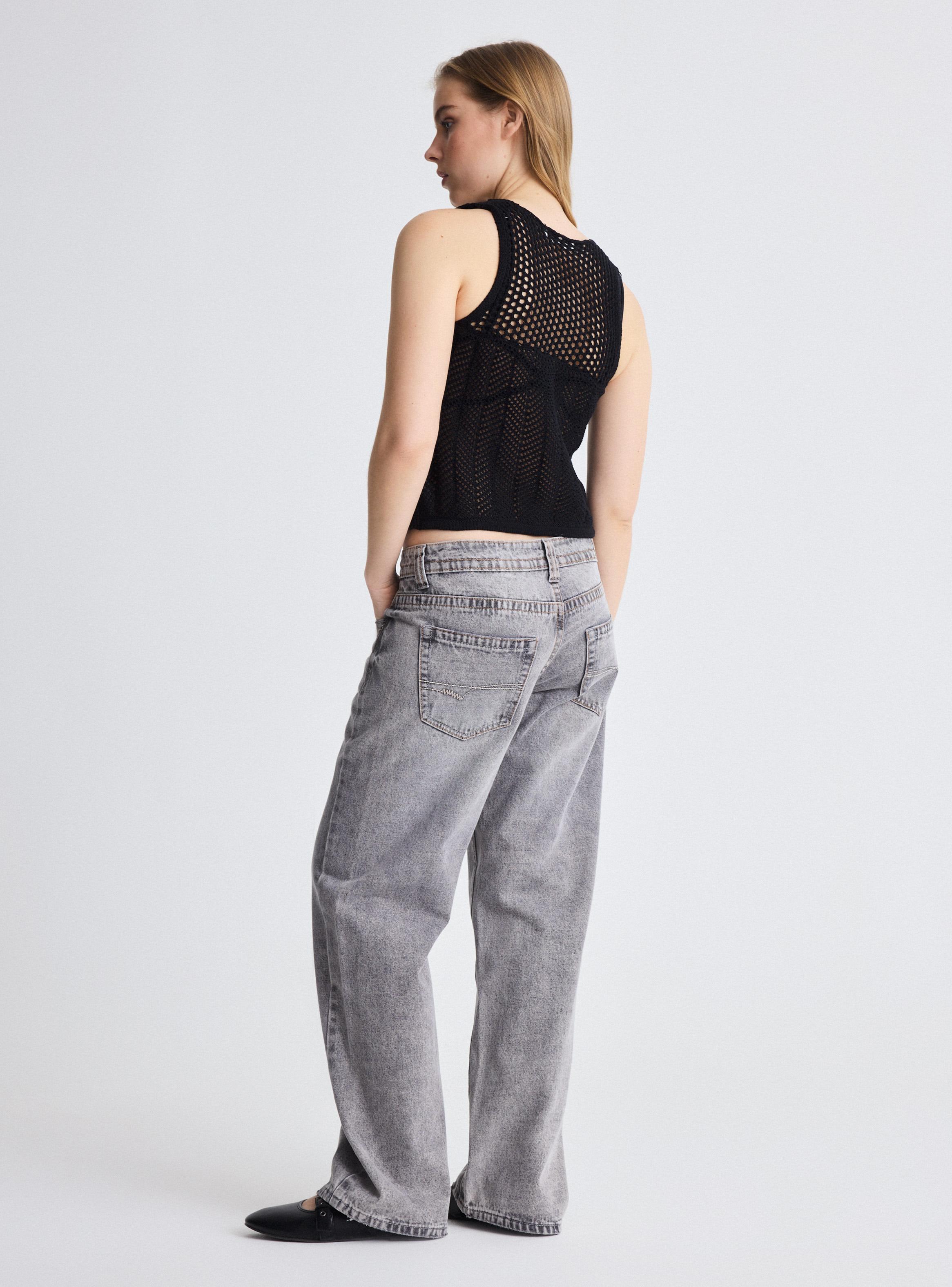 Polera Vest Tejido con Botones-5