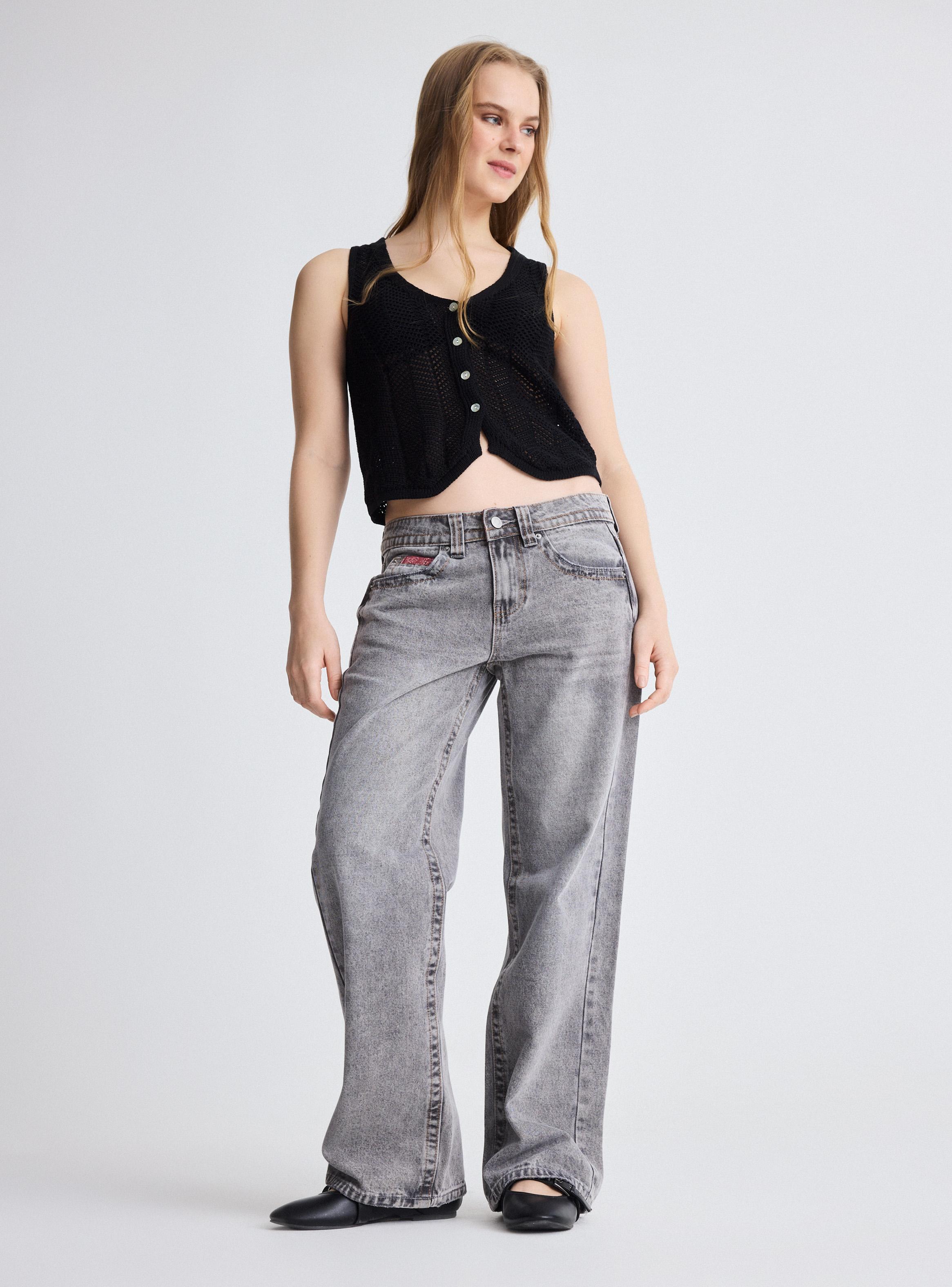 Polera Vest Tejido con Botones-4