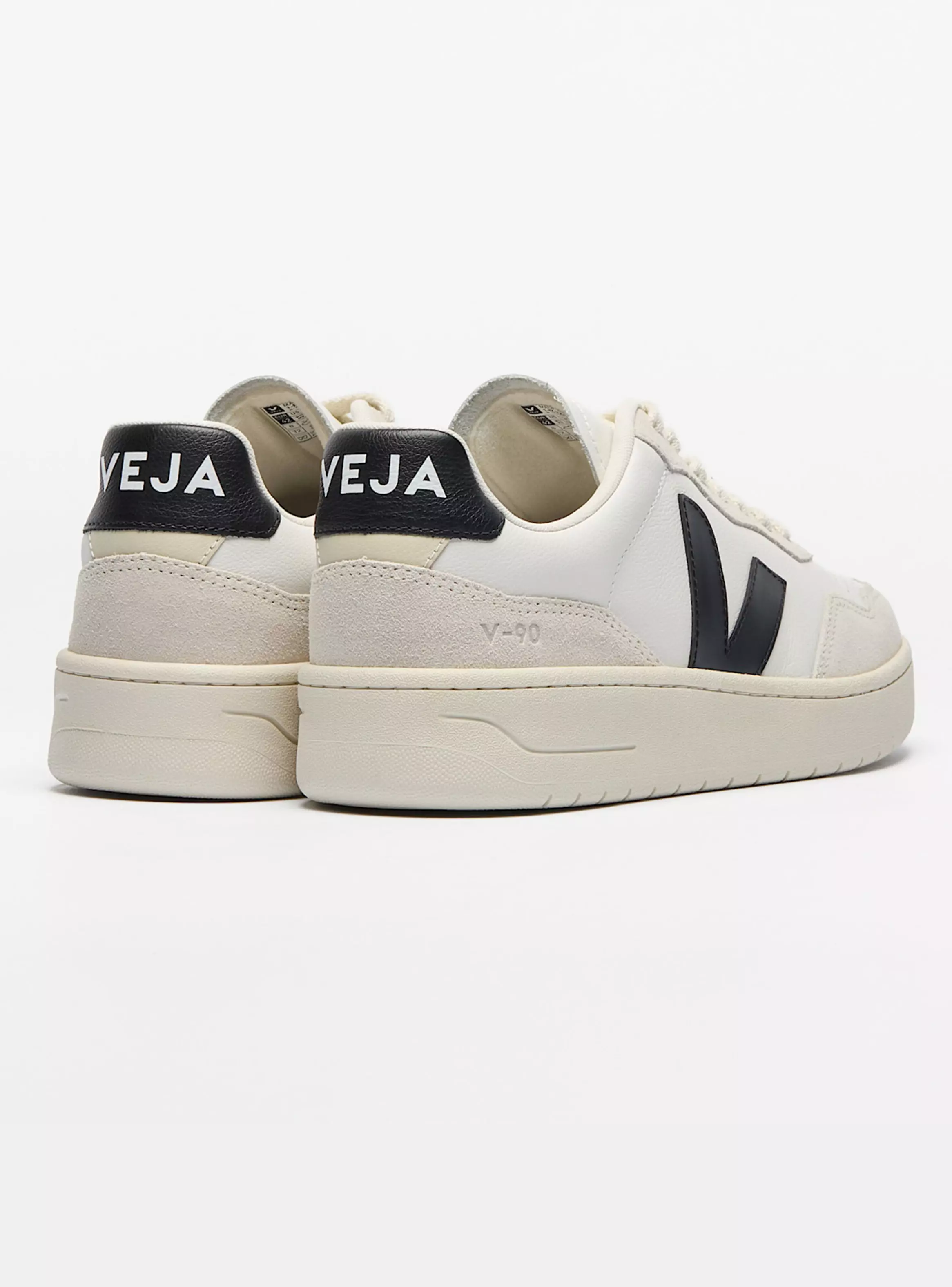Zapatilla Urbana V-90 Leather Black Unisex-2