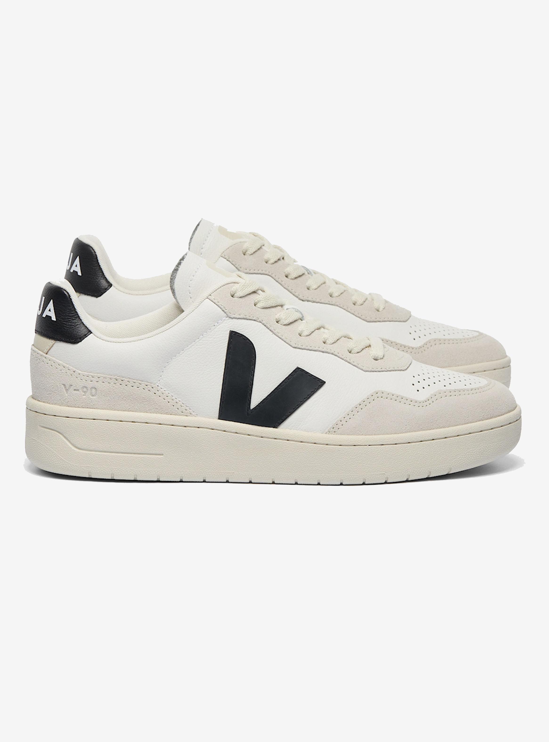 Zapatilla Urbana V-90 Leather Black Unisex-0