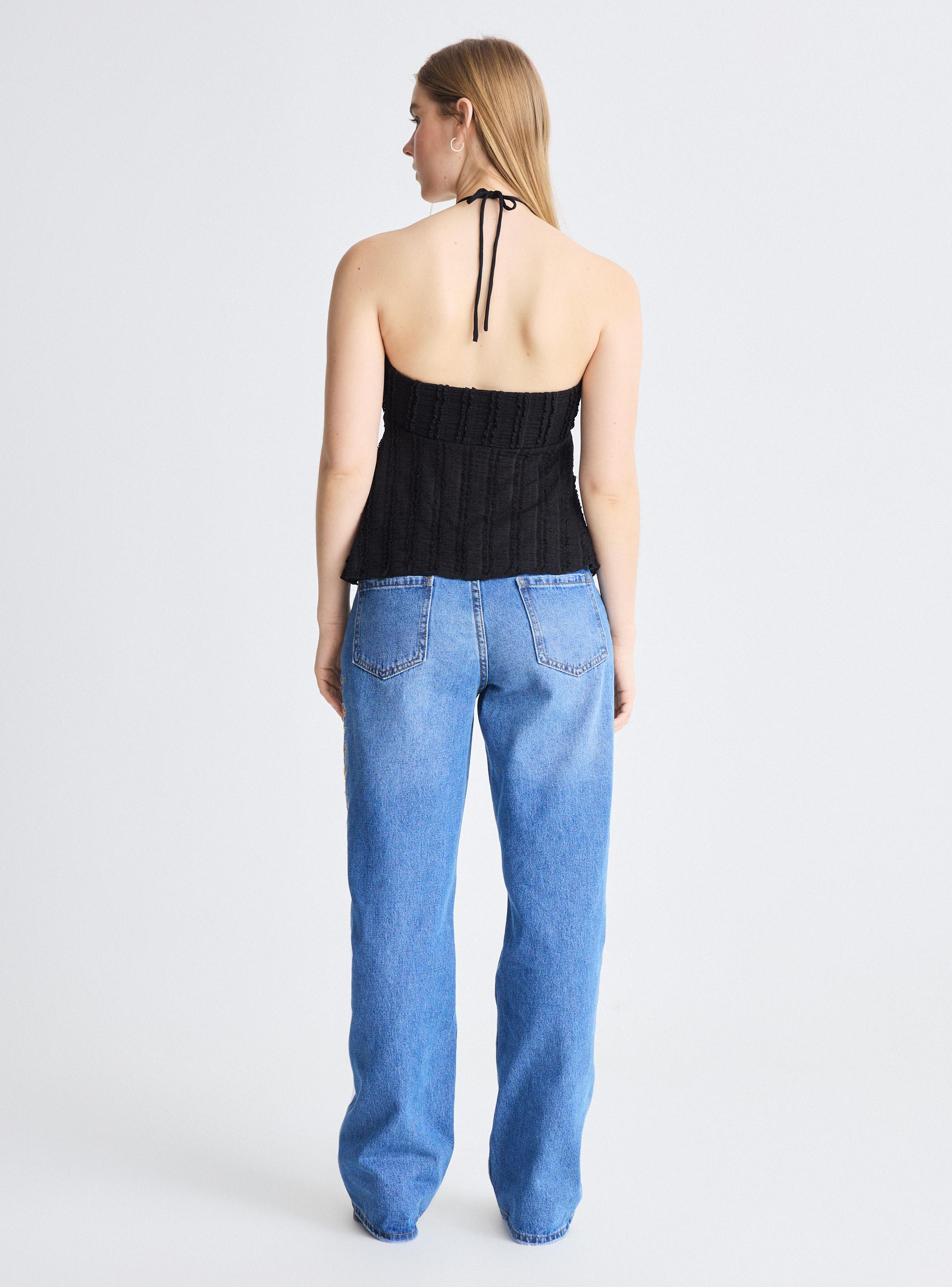 Polera Texturada con Lazo-5