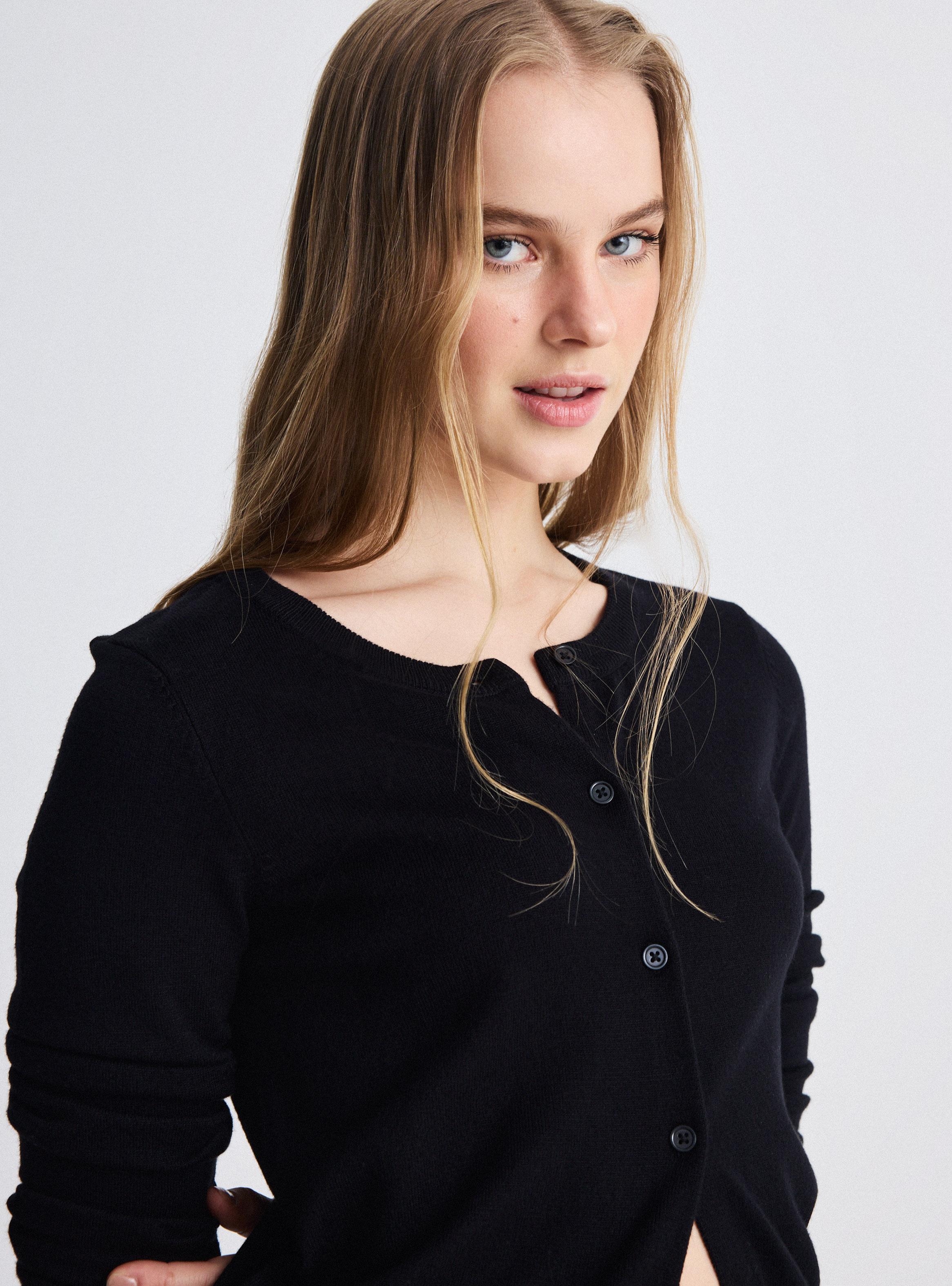 Chaleco Tejido Básico Color-2