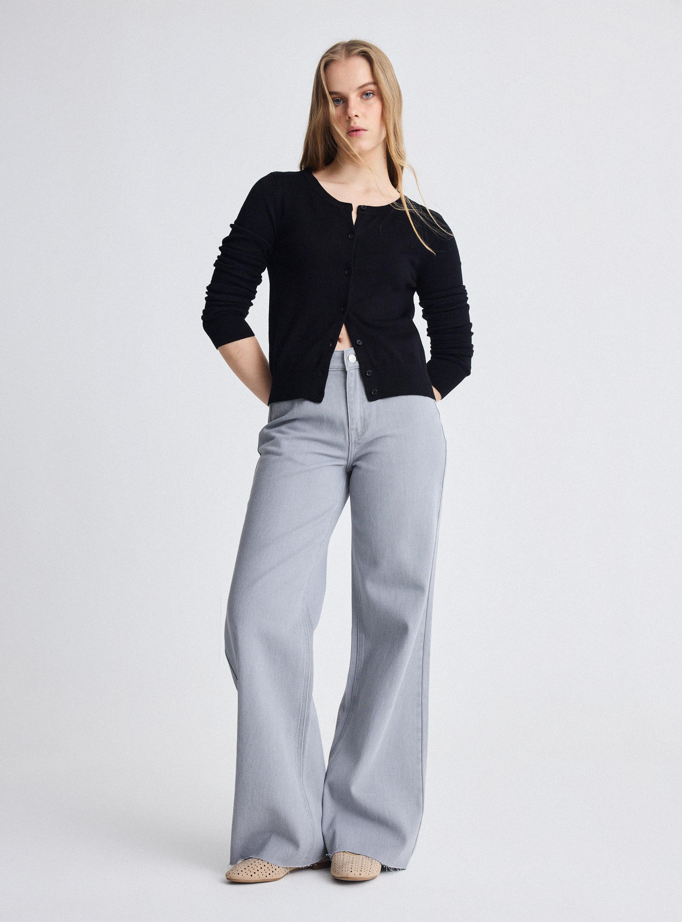 Chaleco Tejido Básico Color-4