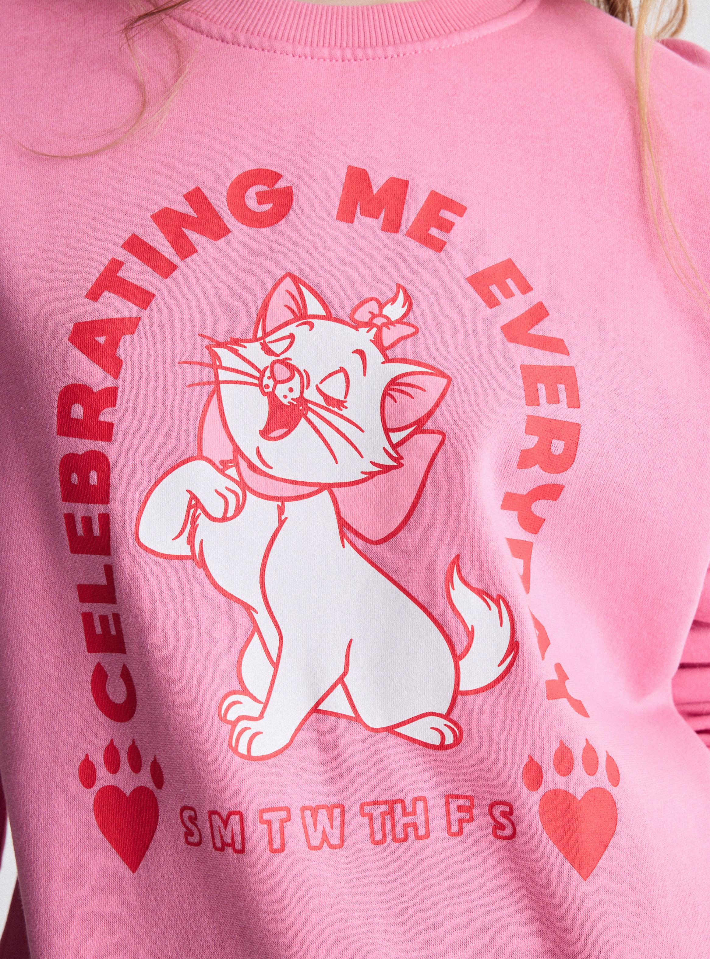 Polerón Estampado Disney Marie-3