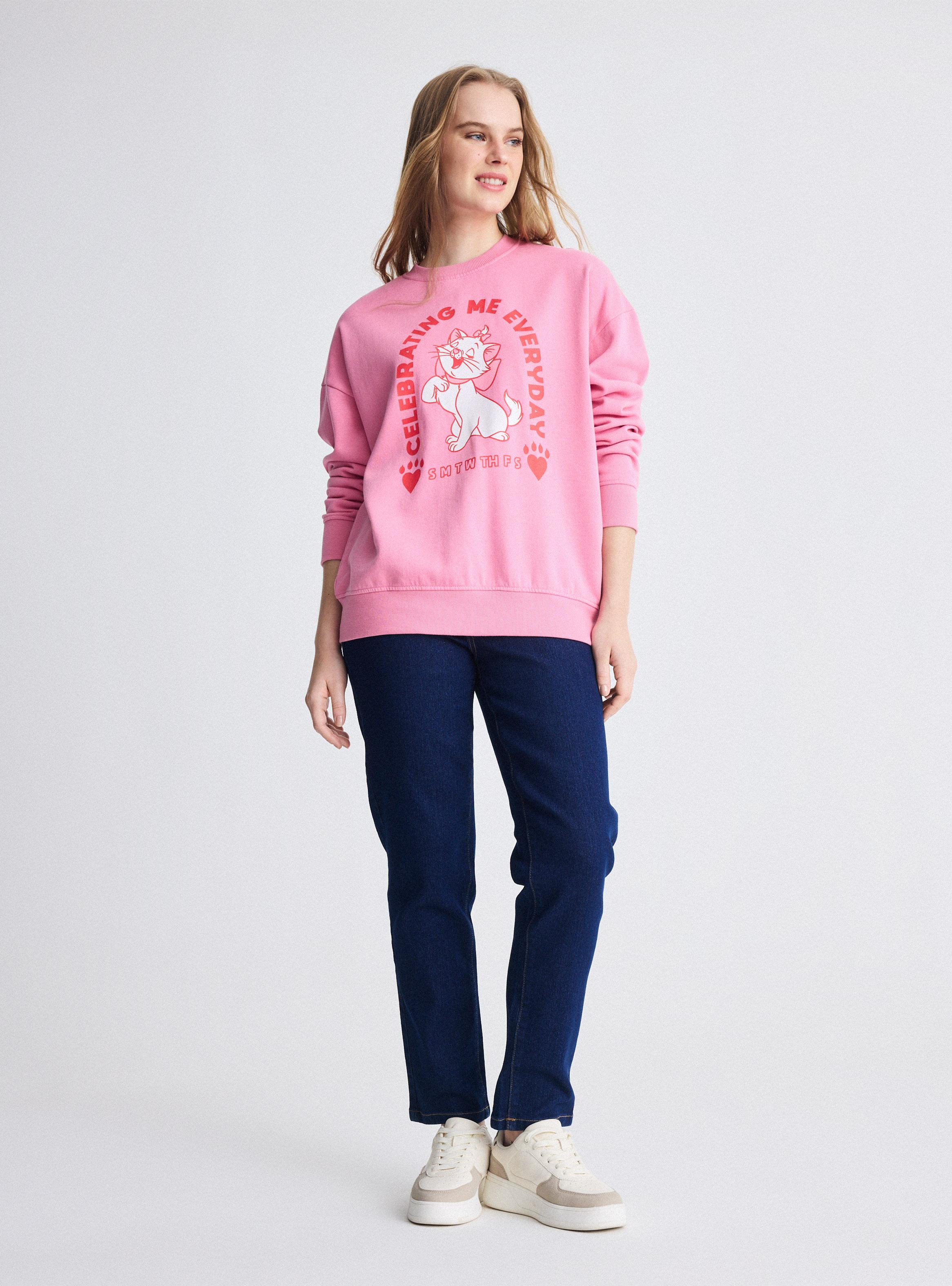 Polerón Estampado Disney Marie-4