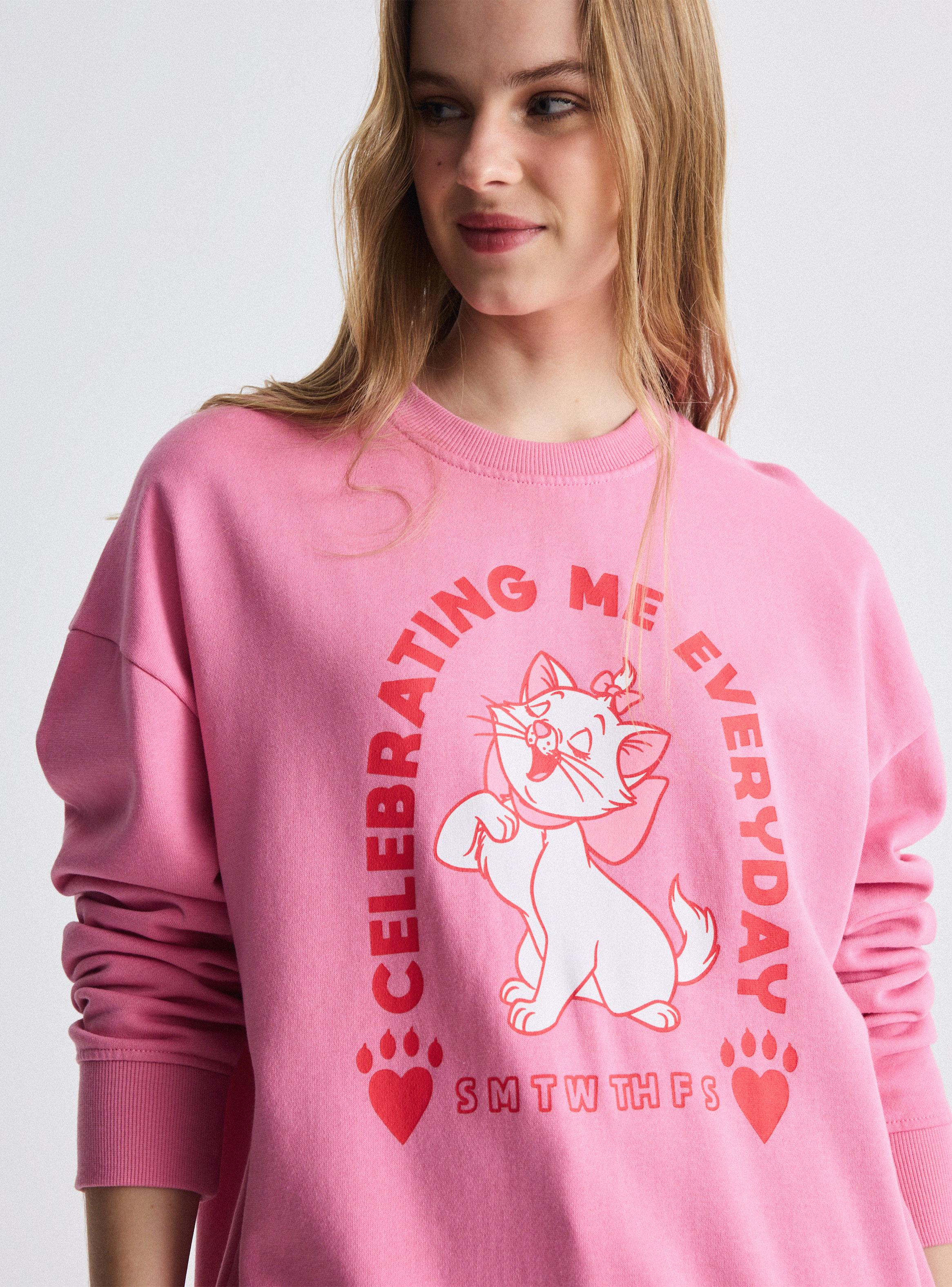 Polerón Estampado Disney Marie-2