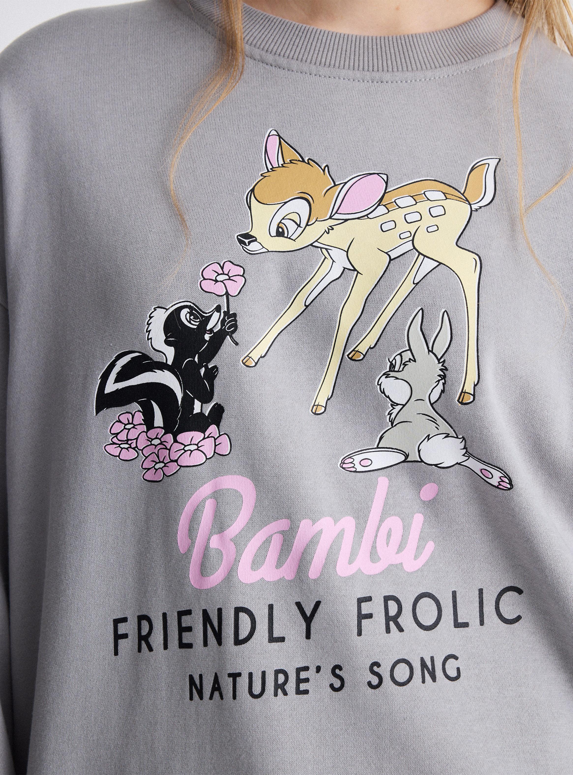 Polerón Estampado Disney Bambi-3