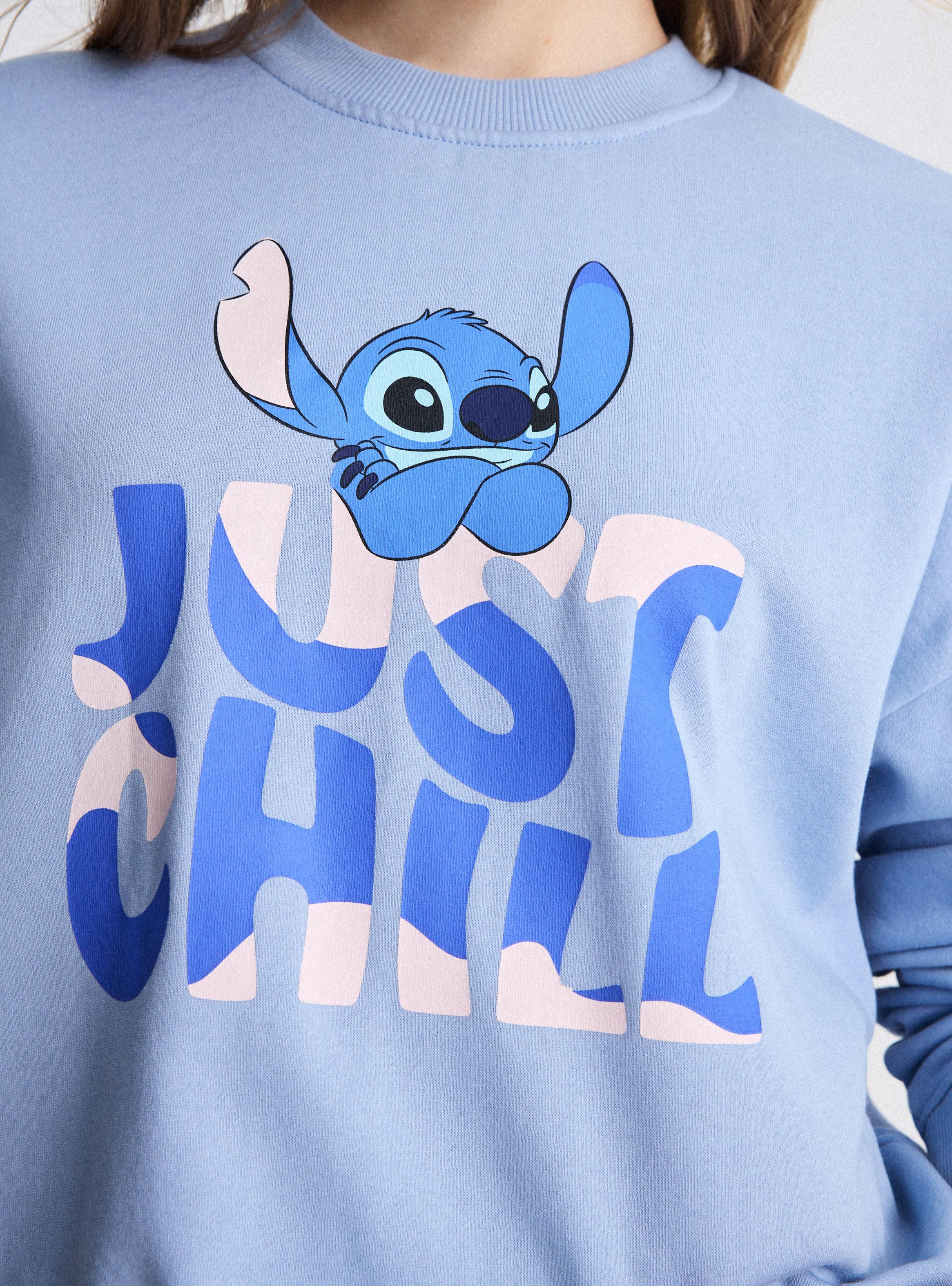 Polerón Estampado Stitch-3