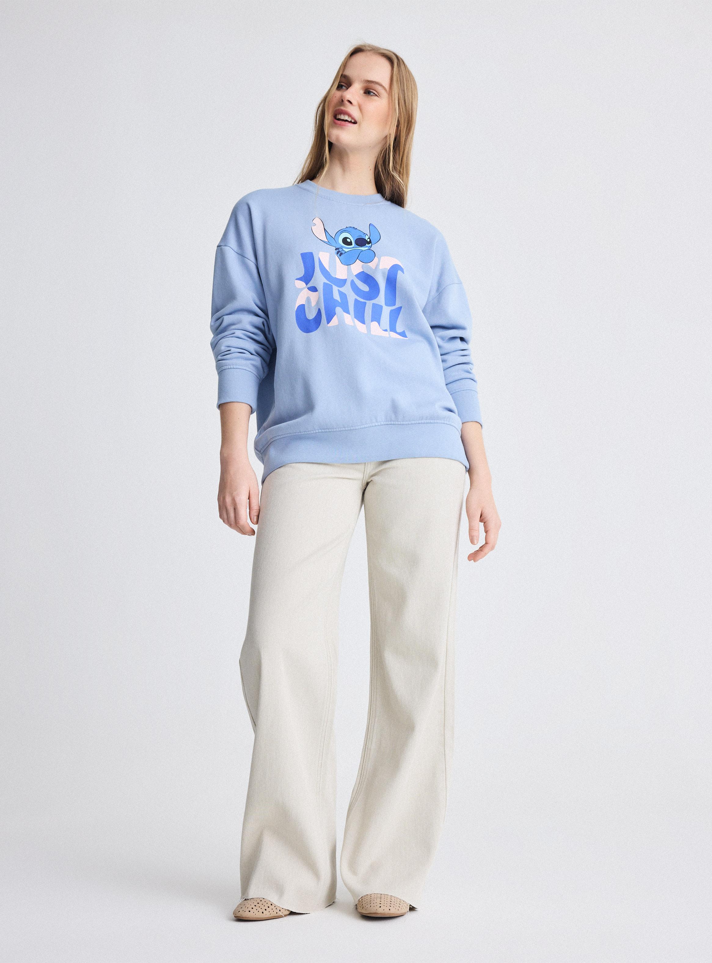 Polerón Estampado Stitch-4