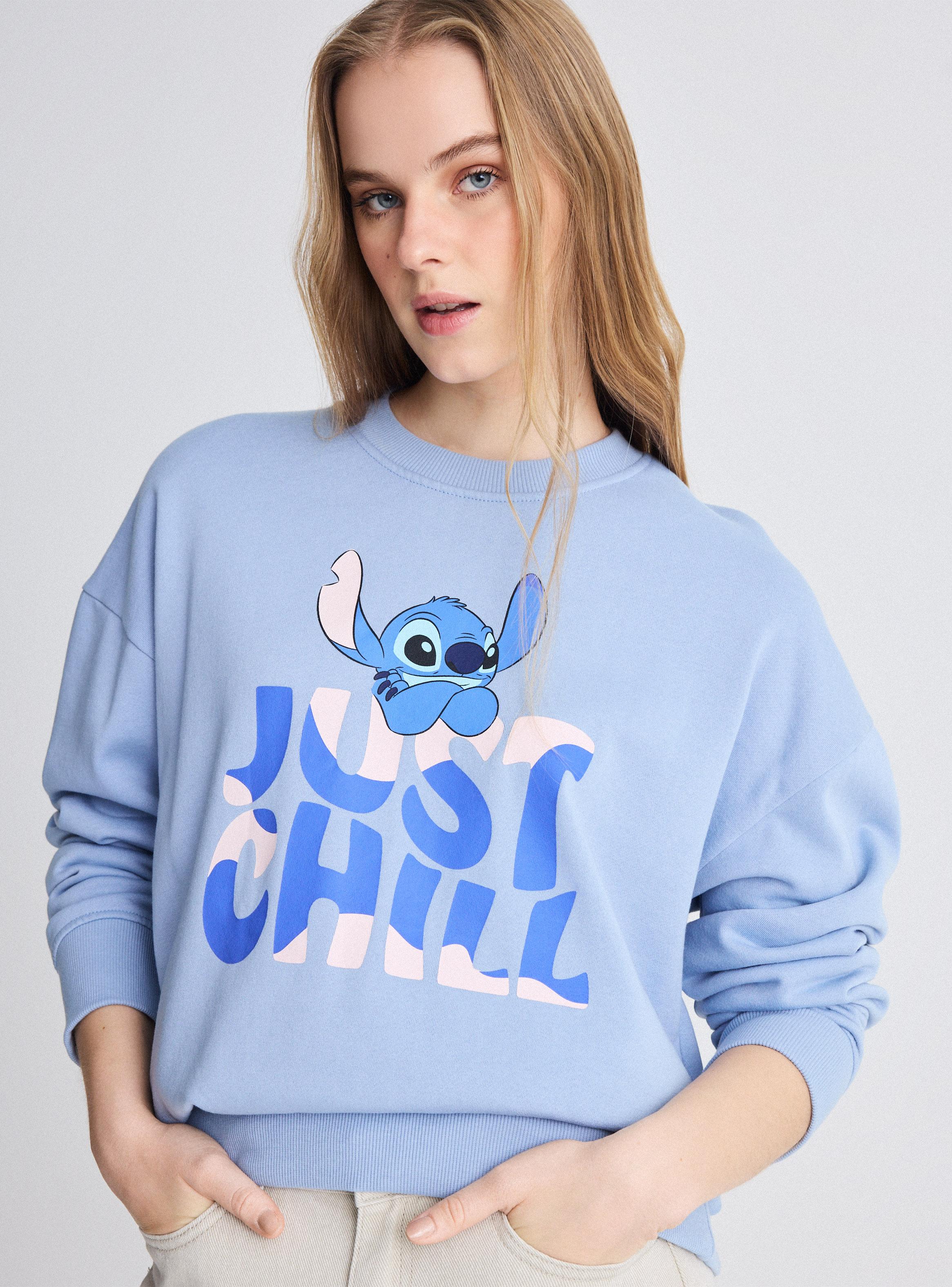 Polerón Estampado Stitch-2