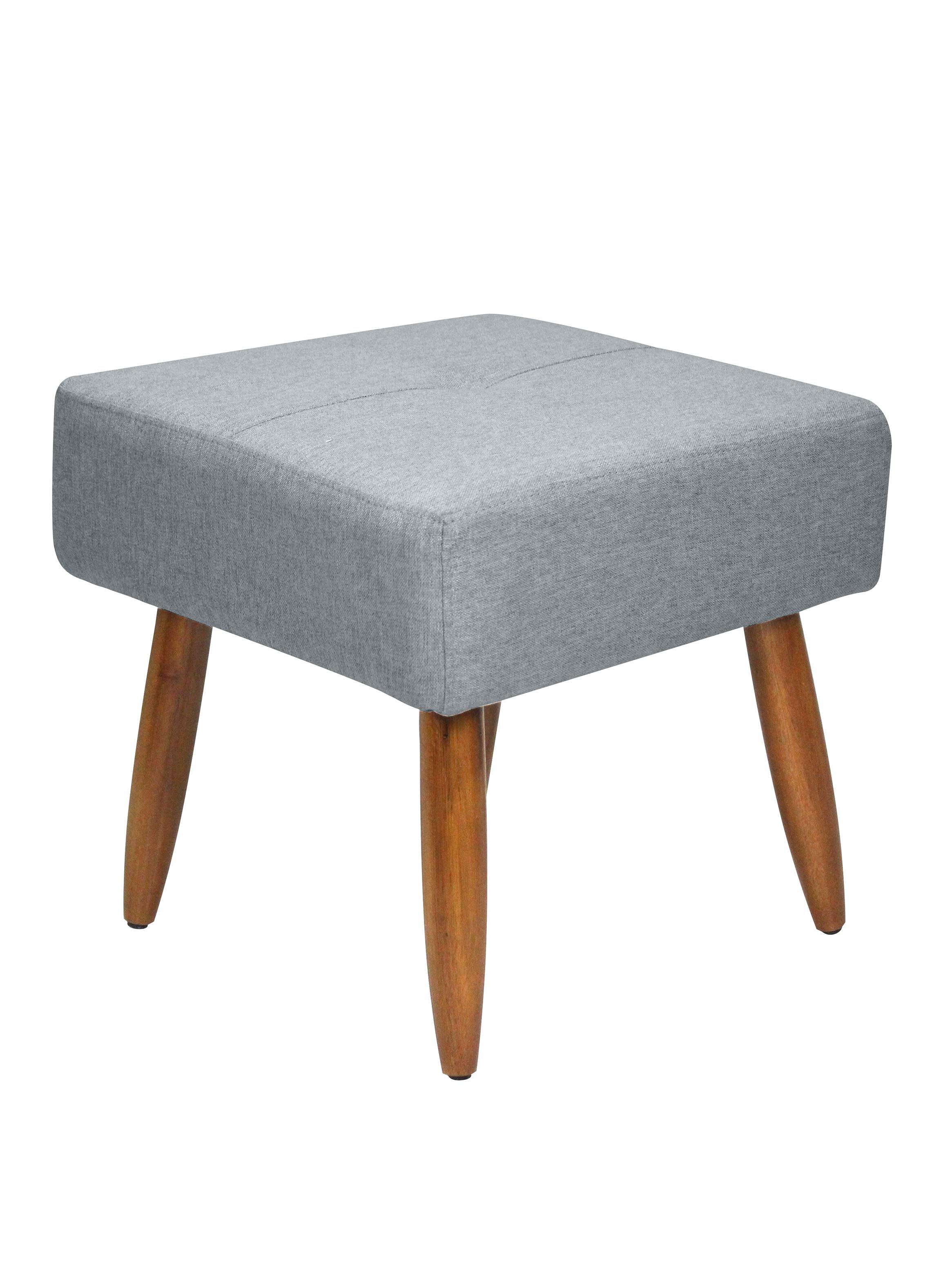 Poltrona con Puff Pequim Gris-3