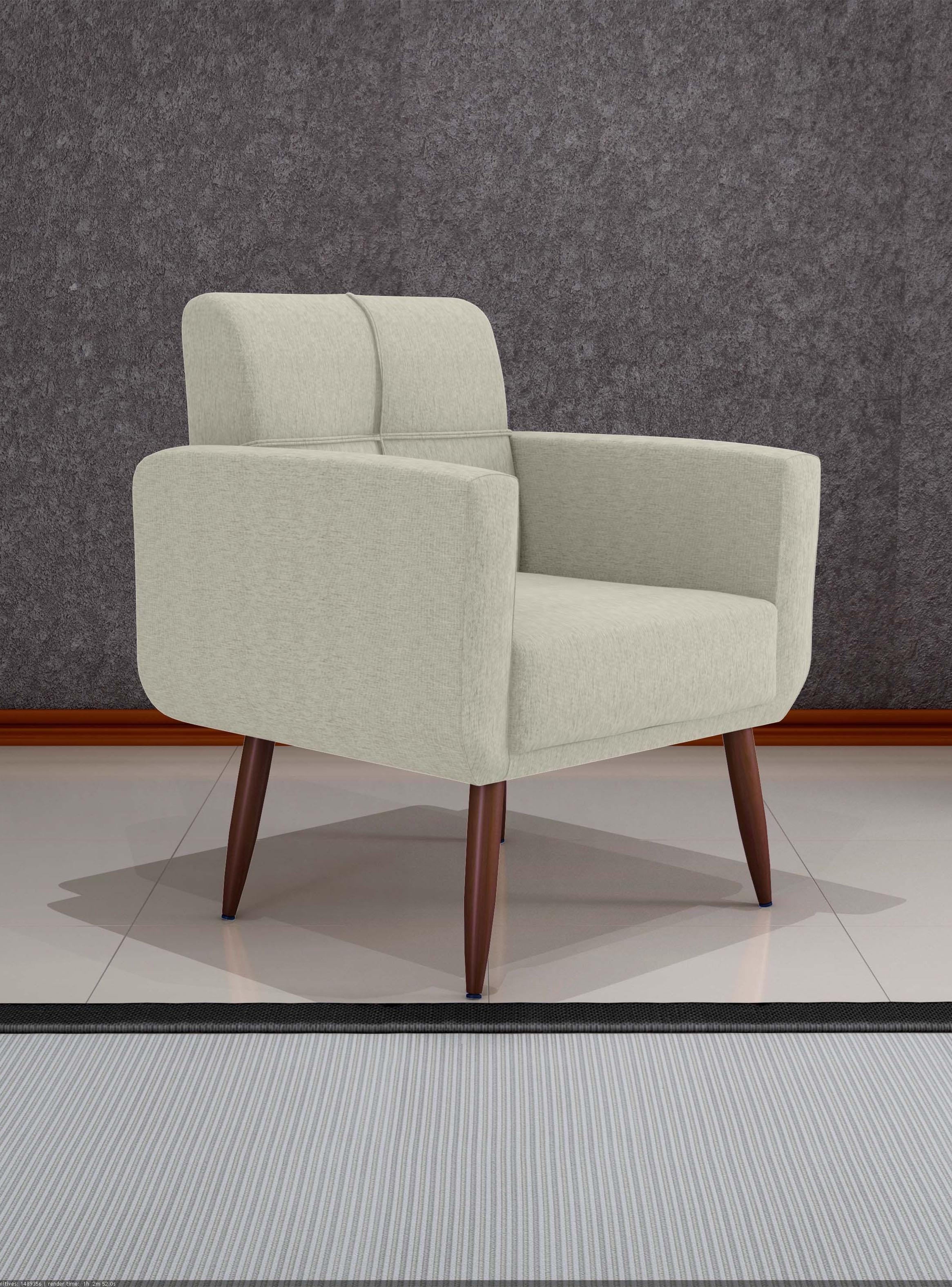 Poltrona + Puff Havana Gris-2