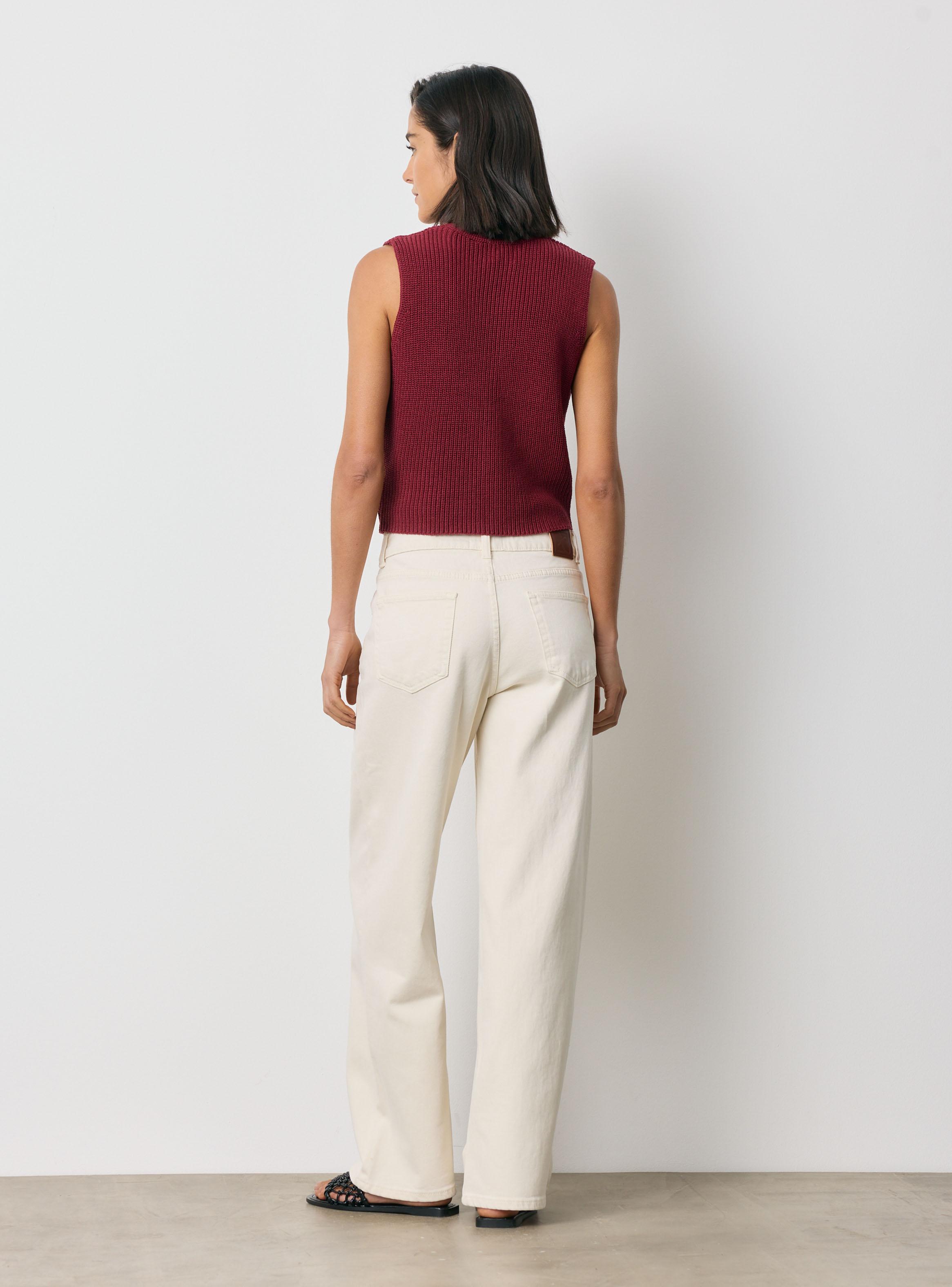 Sweater Vest Tejido Lyocell Lino-5